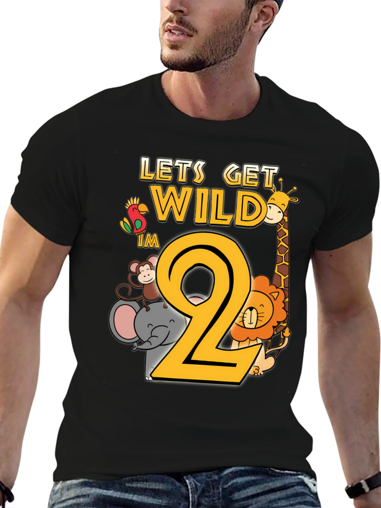 Lets Get Wild Im 2nd Birthday T-Shirt