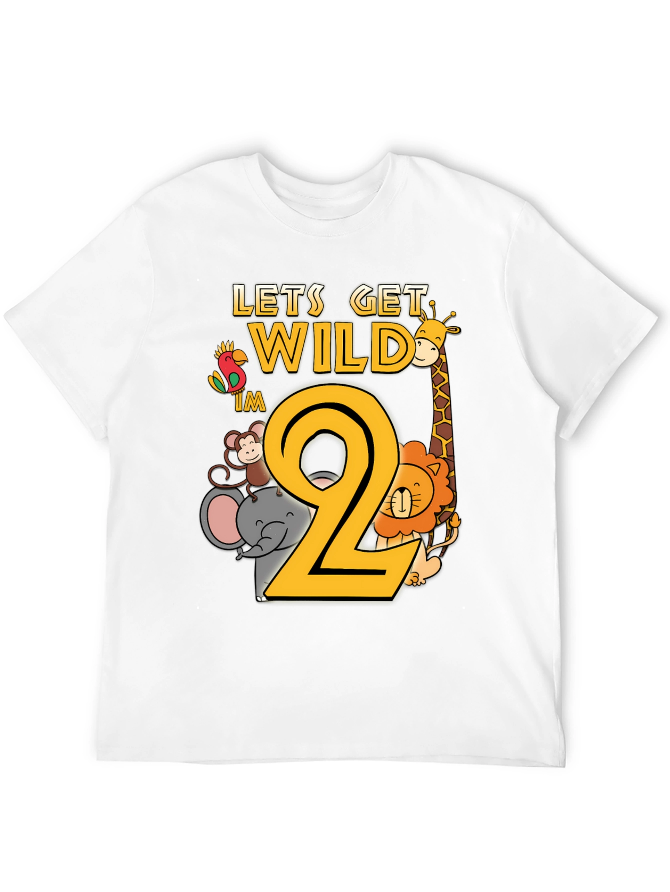 Lets Get Wild Im 2nd Birthday T-Shirt