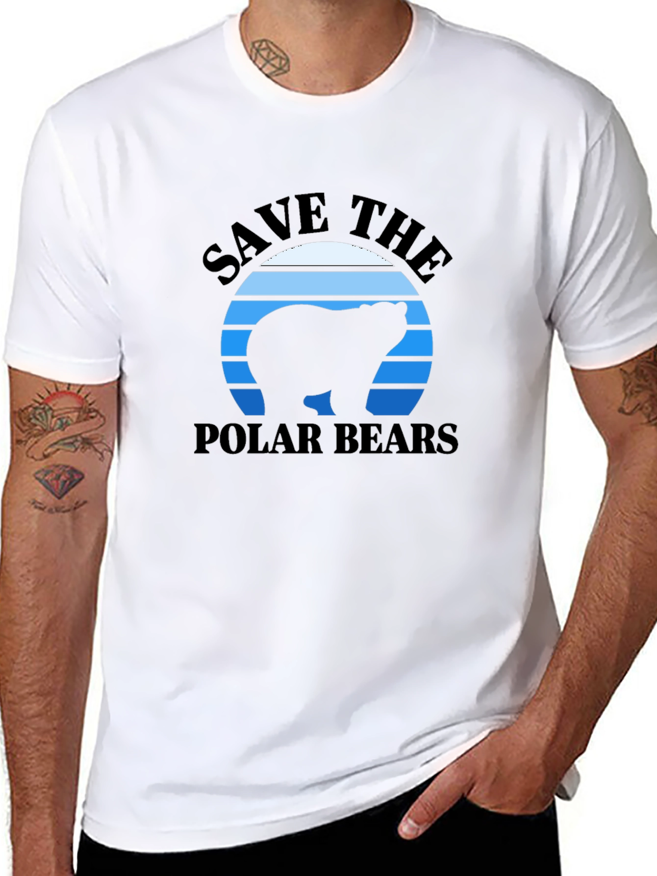Save The Polar Bears Graphic Tee