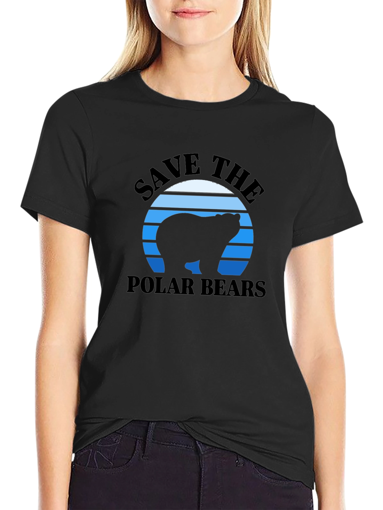 Save The Polar Bears Graphic Tee
