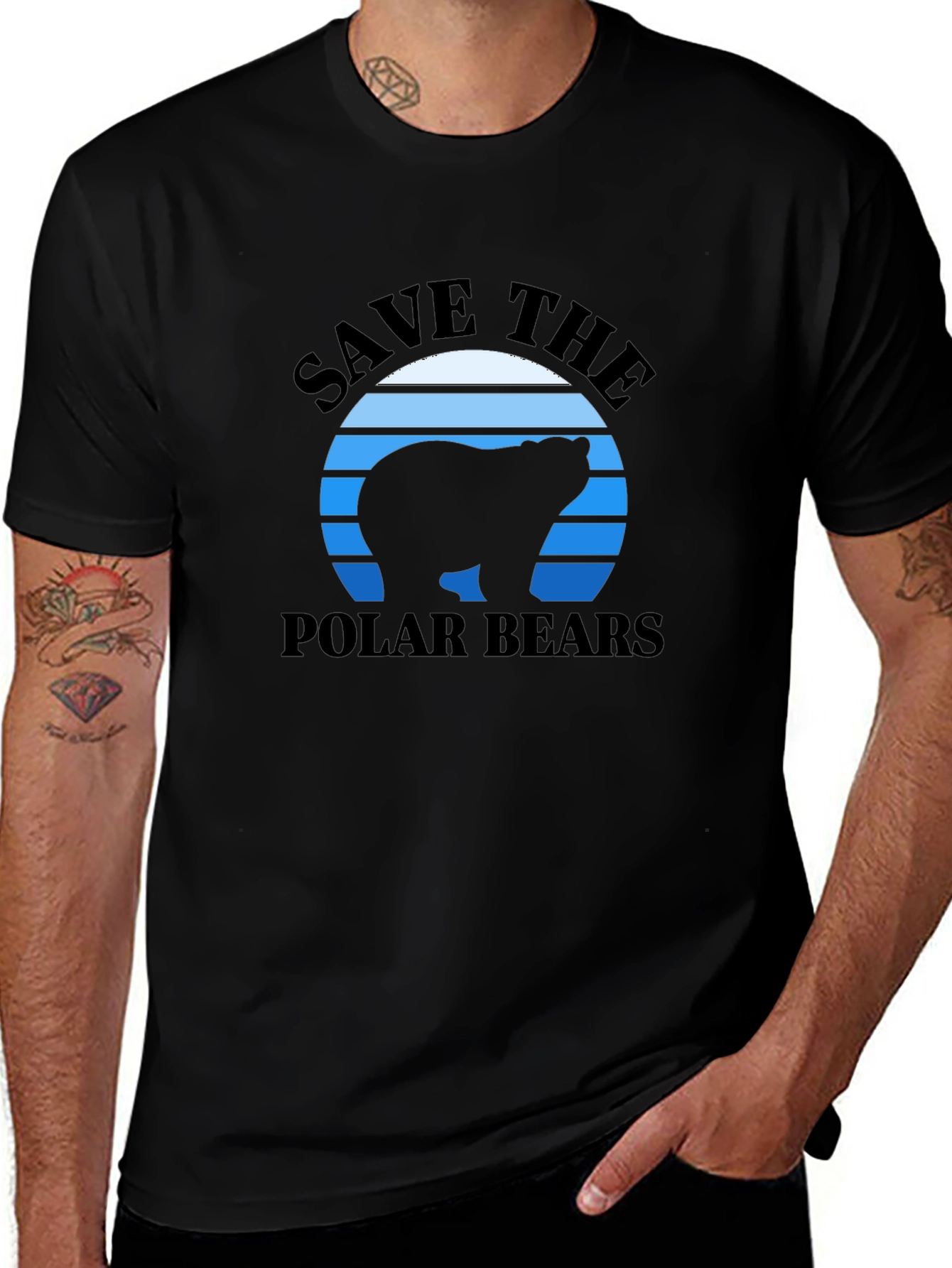 Save The Polar Bears Graphic Tee