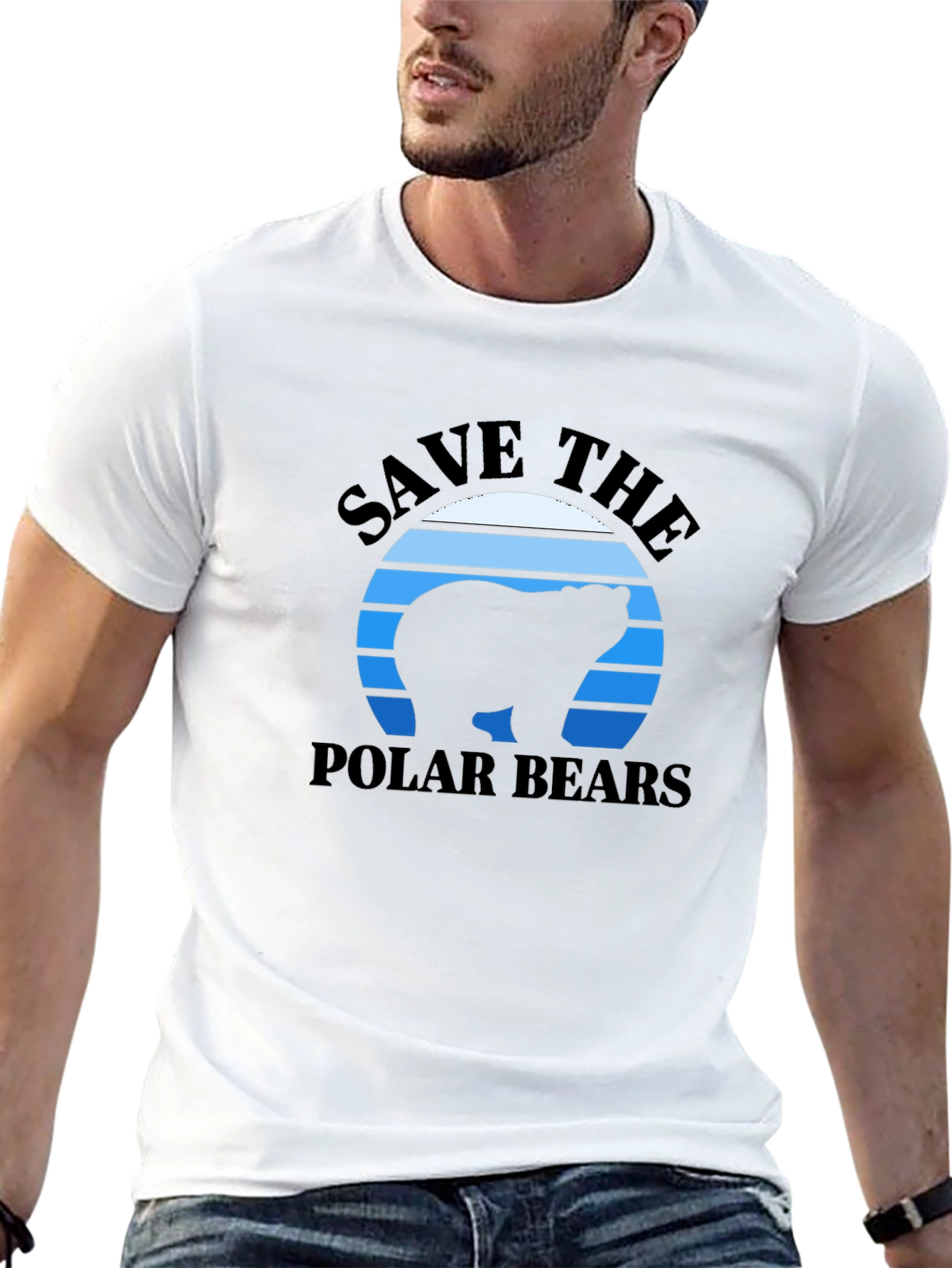 Save The Polar Bears Graphic Tee