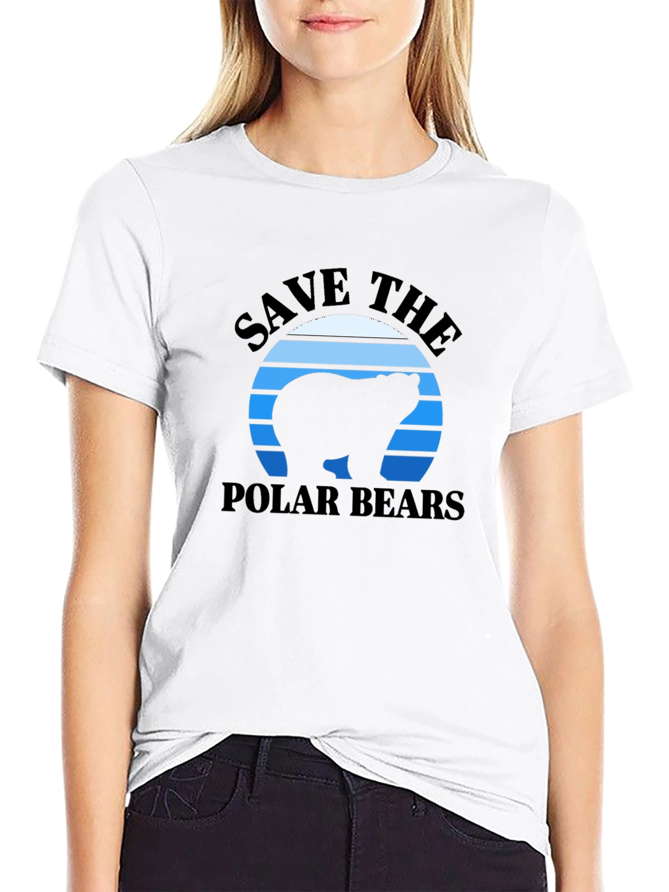 Save The Polar Bears Graphic Tee