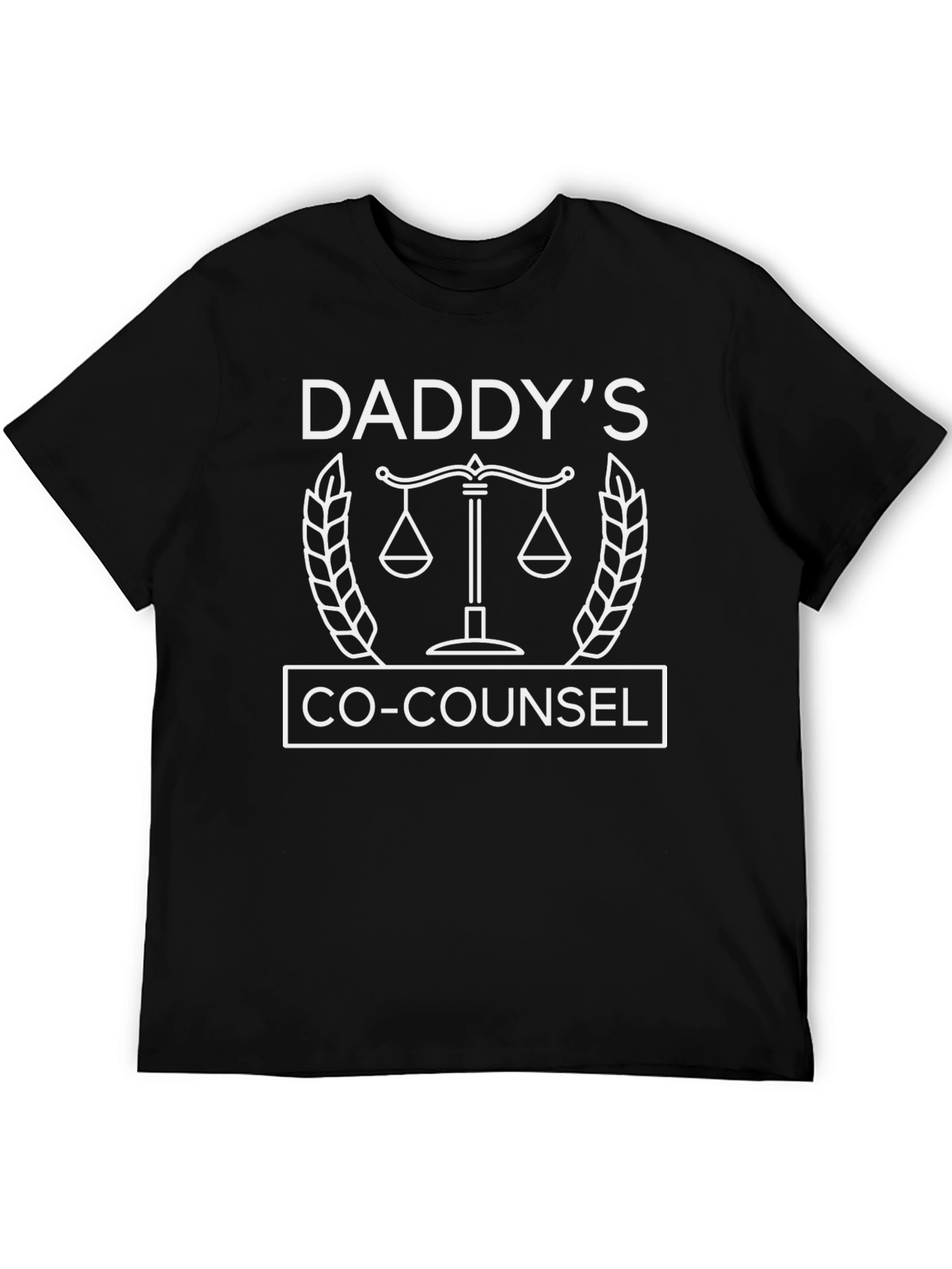 Daddys Co-Counsel T-Shirt - Legal Humor Tee