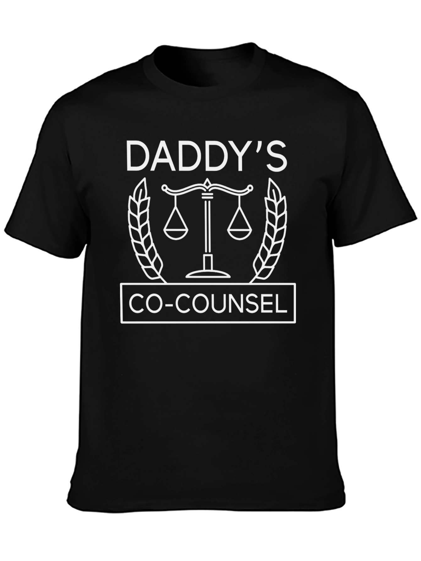 Daddys Co-Counsel T-Shirt - Legal Humor Tee