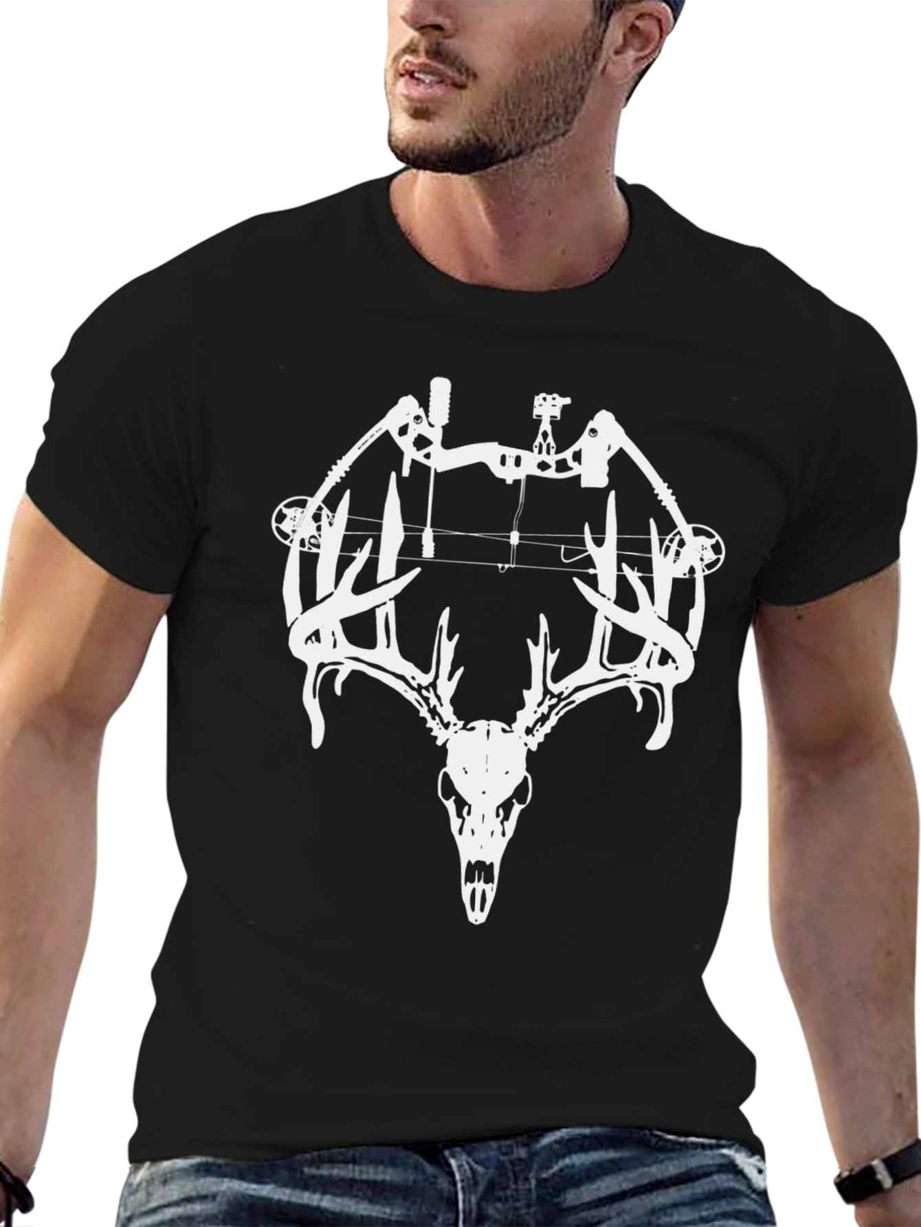 Bow Hunting Skull T-Shirt