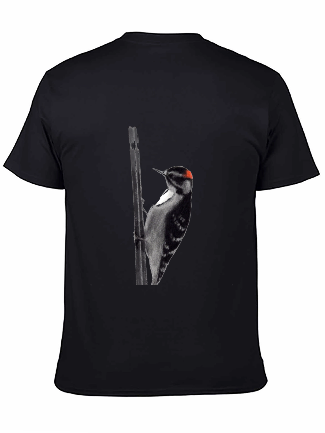 Woodpecker Graphic Black Tee