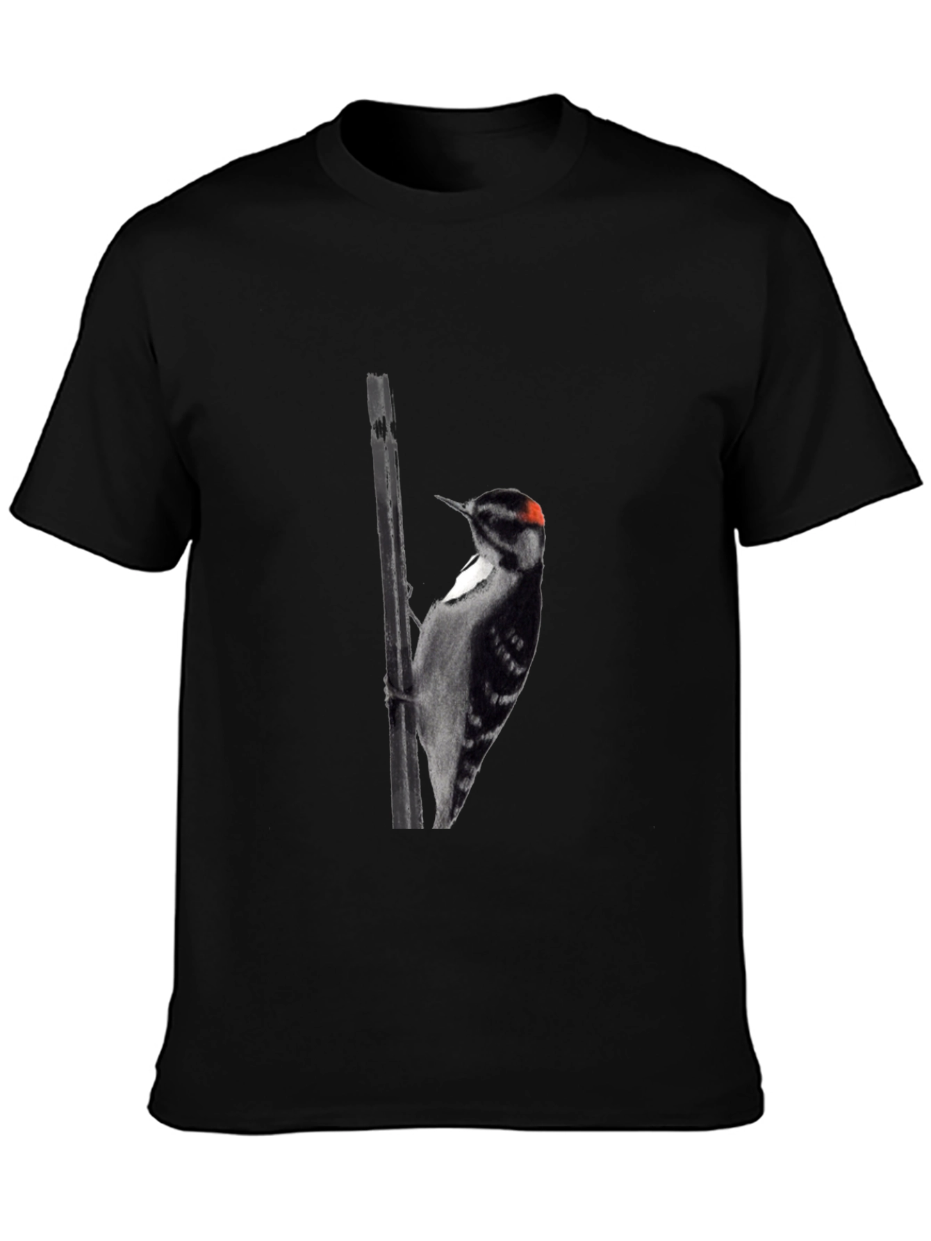 Woodpecker Graphic Black Tee