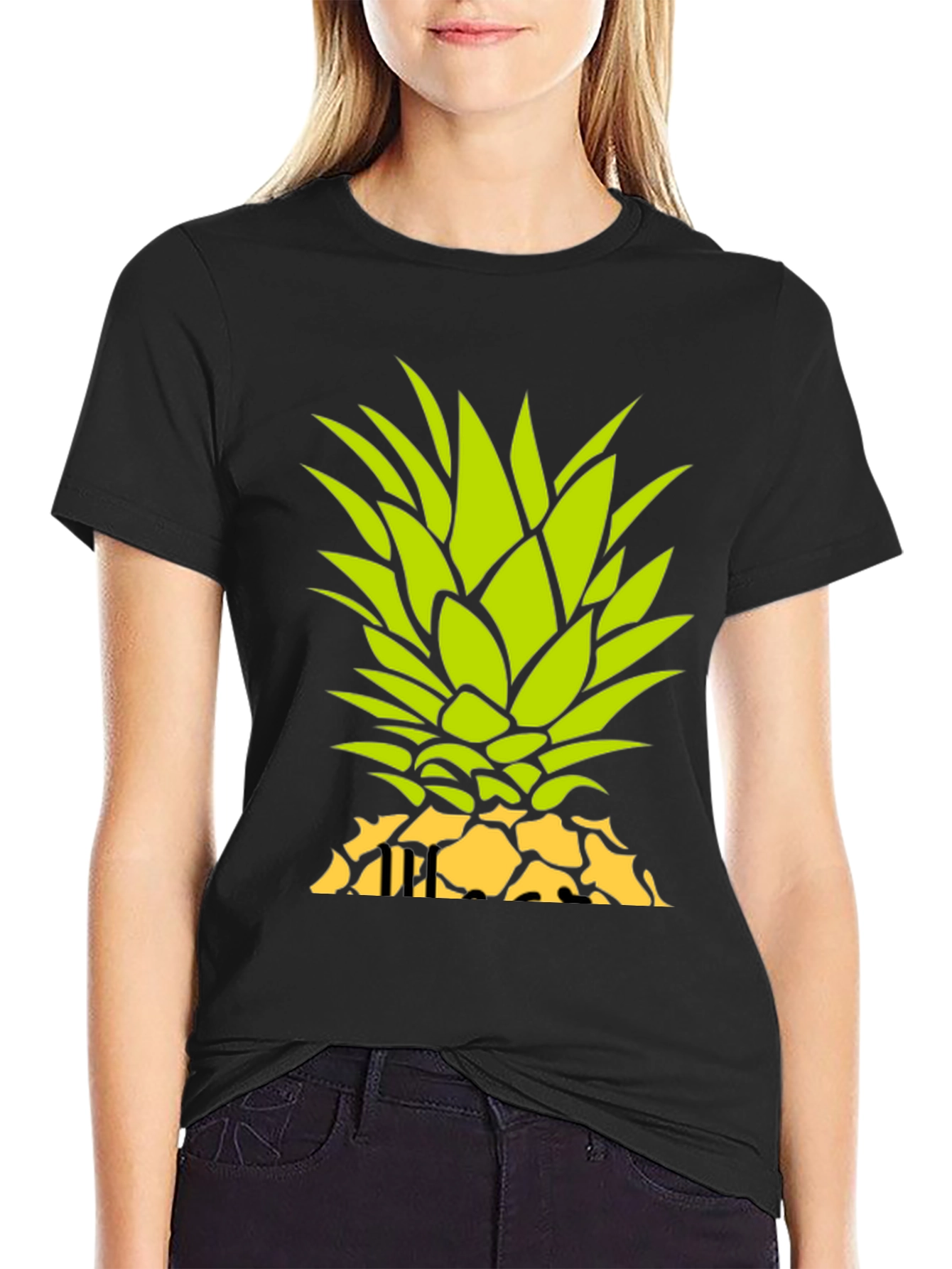 Pineapple Graphic Tee - Tropical Summer Vibes