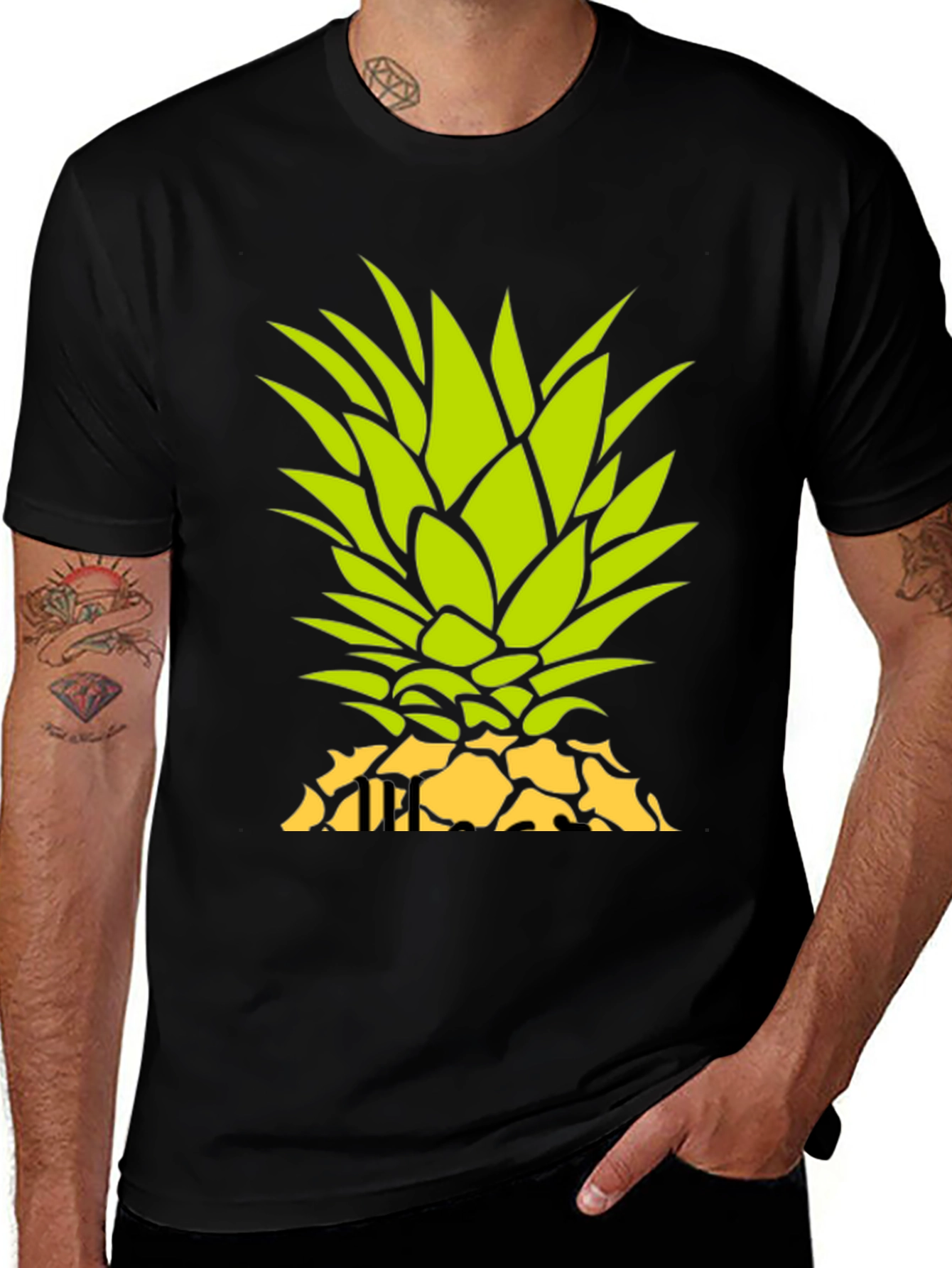 Pineapple Graphic Tee - Tropical Summer Vibes