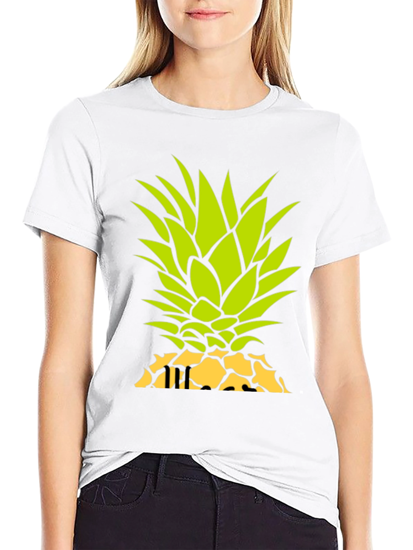 Pineapple Graphic Tee - Tropical Summer Vibes
