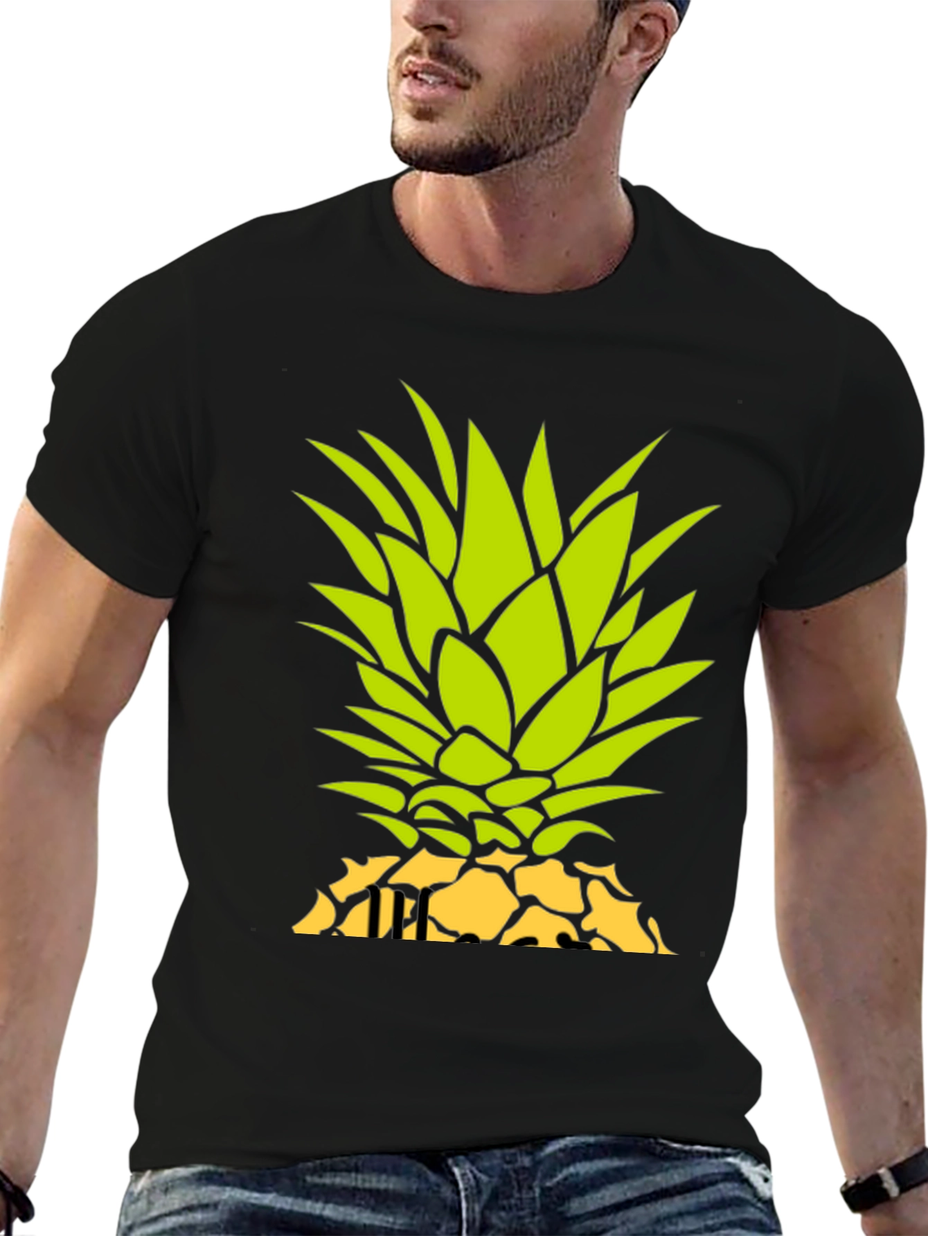 Pineapple Graphic Tee - Tropical Summer Vibes