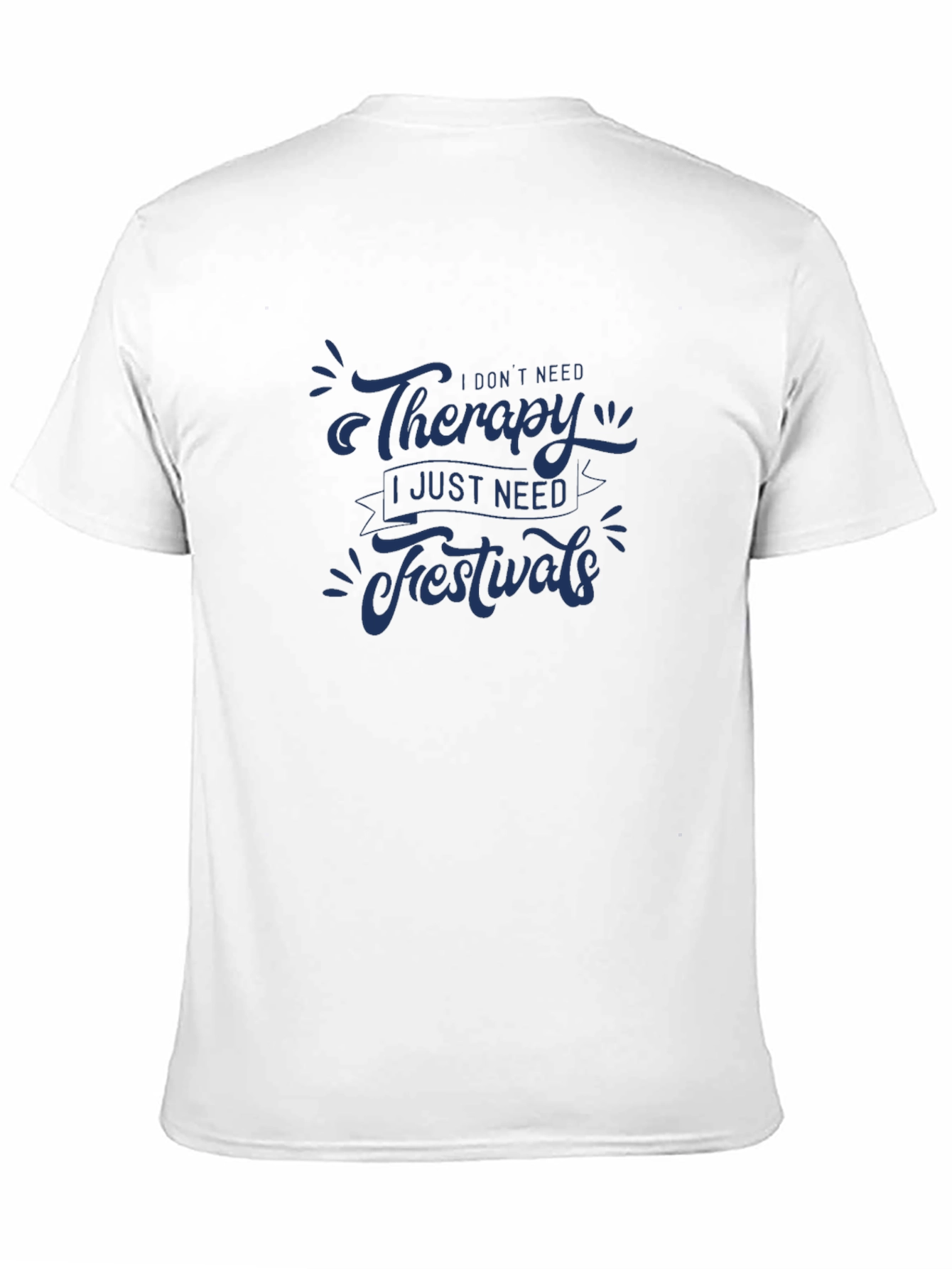 Therapy Festivals Graphic Tee - Black Casual T-Shirt