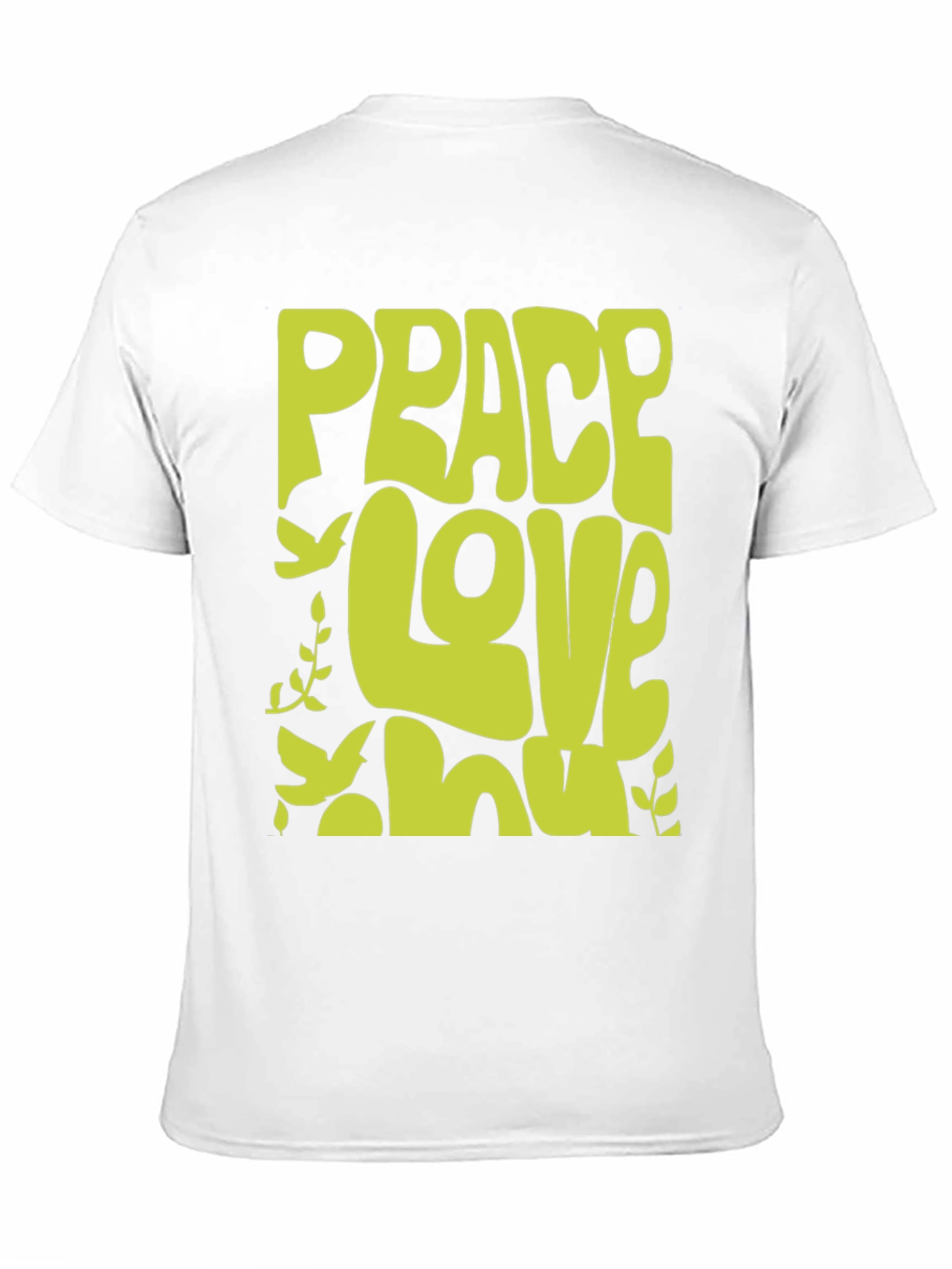Peace Love T-Shirt - Retro Groovy Tee