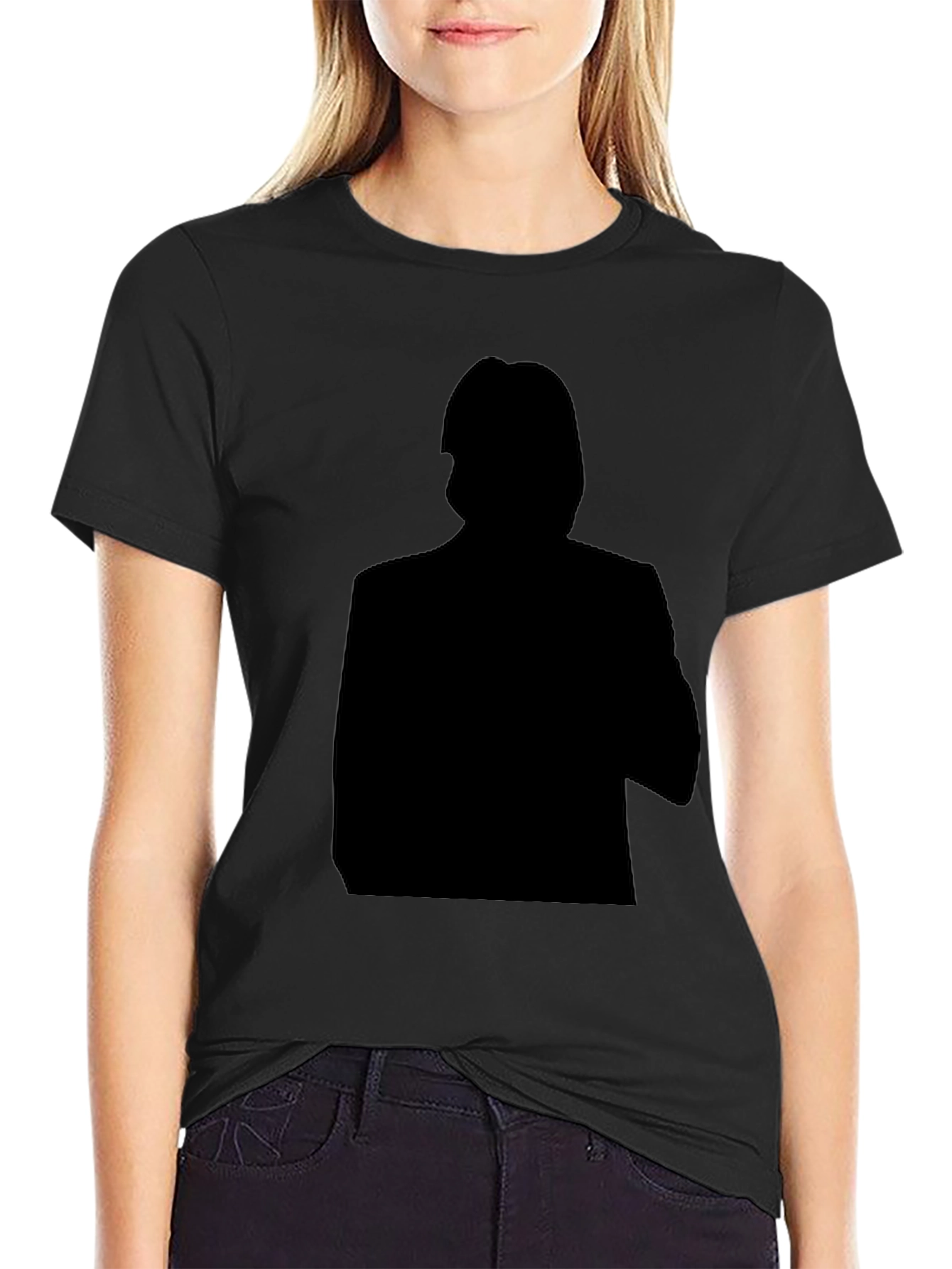 Silhouette Graphic Tee - Classic Black T-Shirt