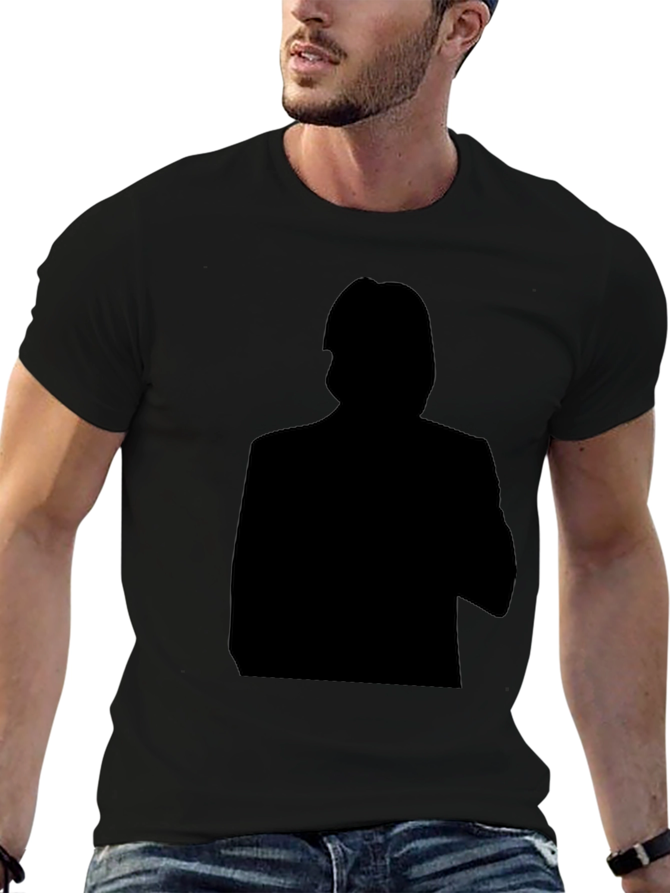 Silhouette Graphic Tee - Classic Black T-Shirt