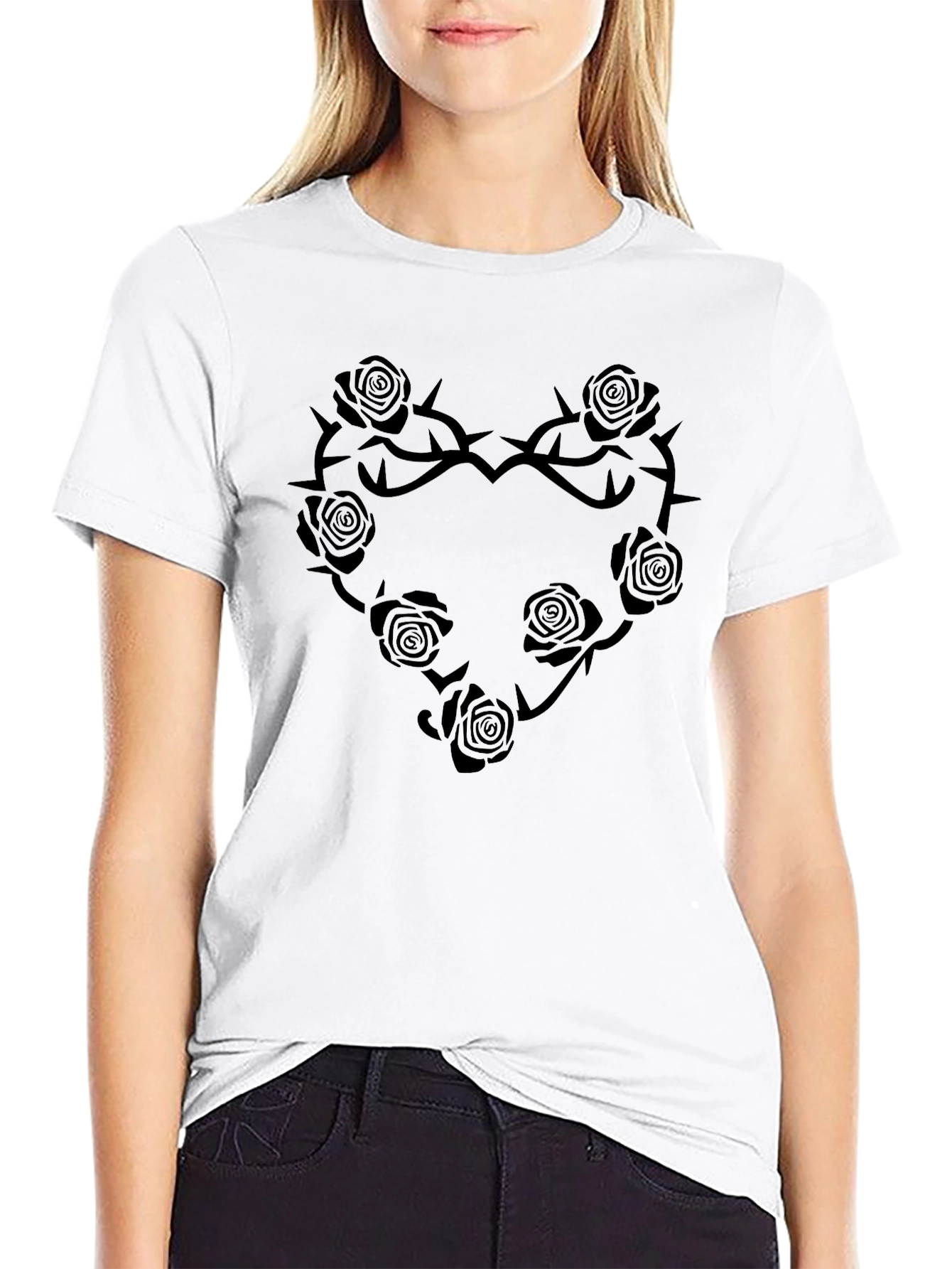 Rose Heart Thorn T-Shirt