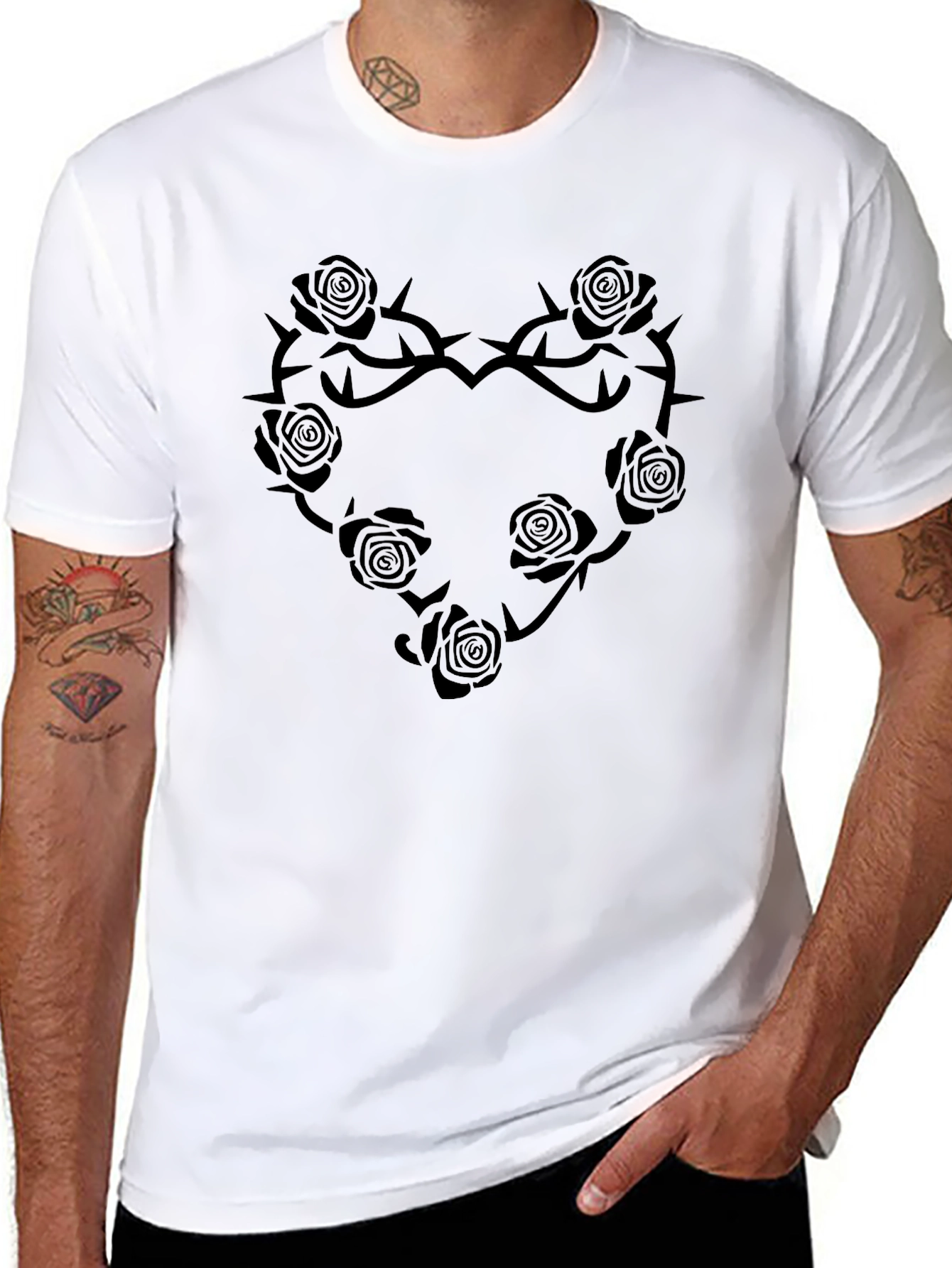 Rose Heart Thorn T-Shirt
