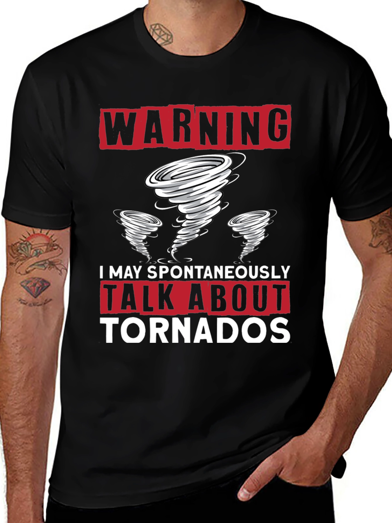 Warning Tornado Talker T-Shirt