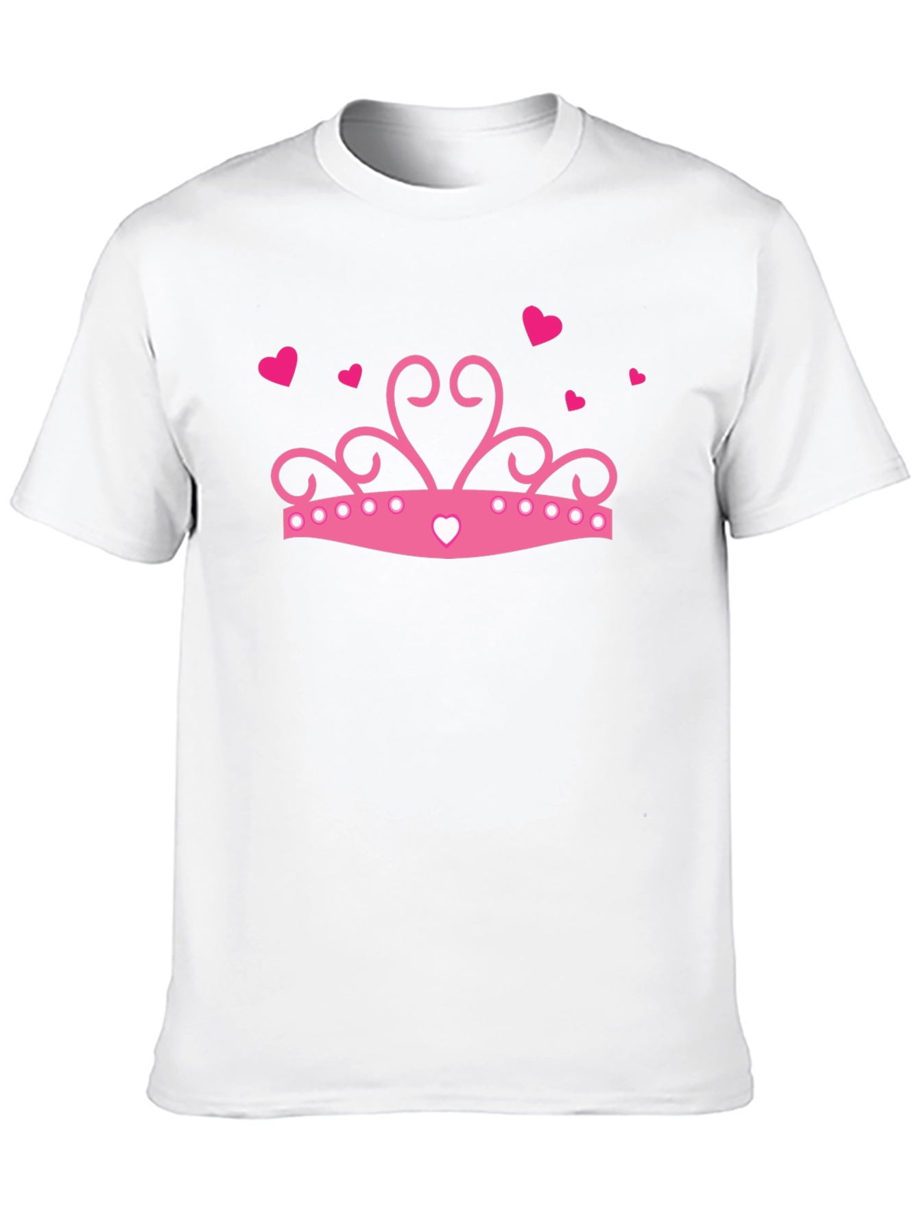 Princess Crown Graphic T-Shirt - Black