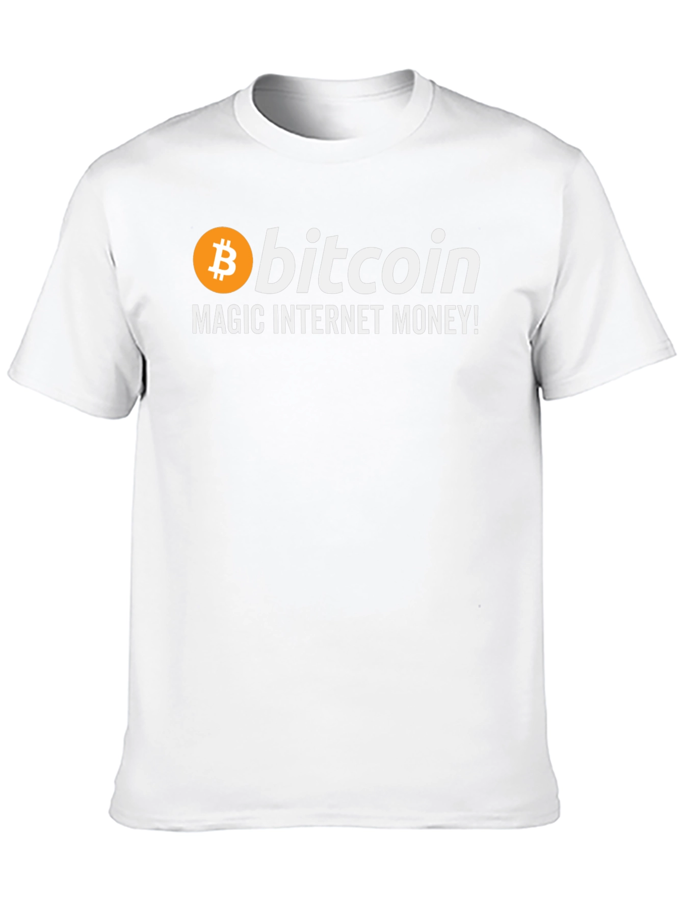 Bitcoin Magic Internet Money Black T-Shirt