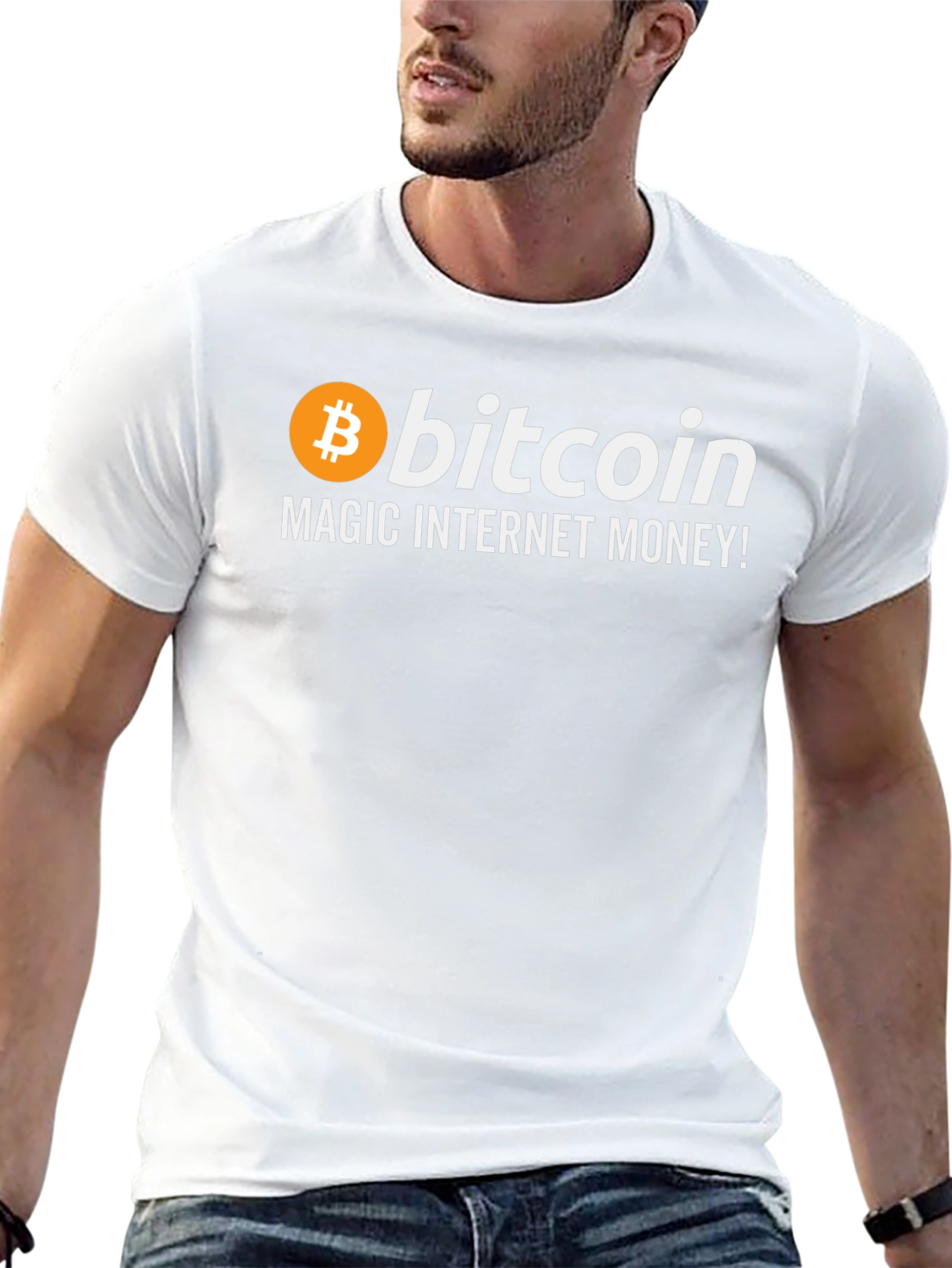 Bitcoin Magic Internet Money Black T-Shirt