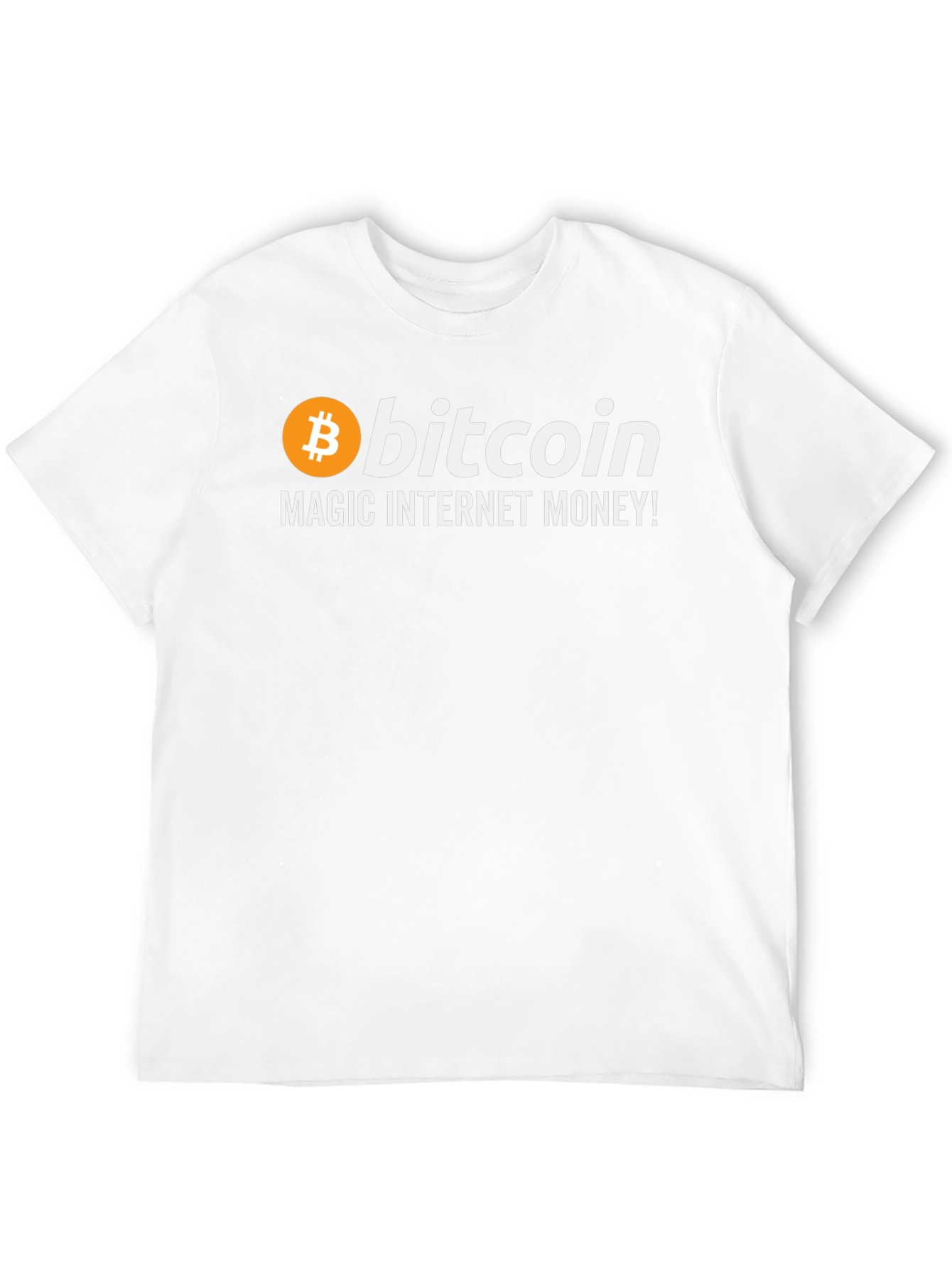 Bitcoin Magic Internet Money Black T-Shirt