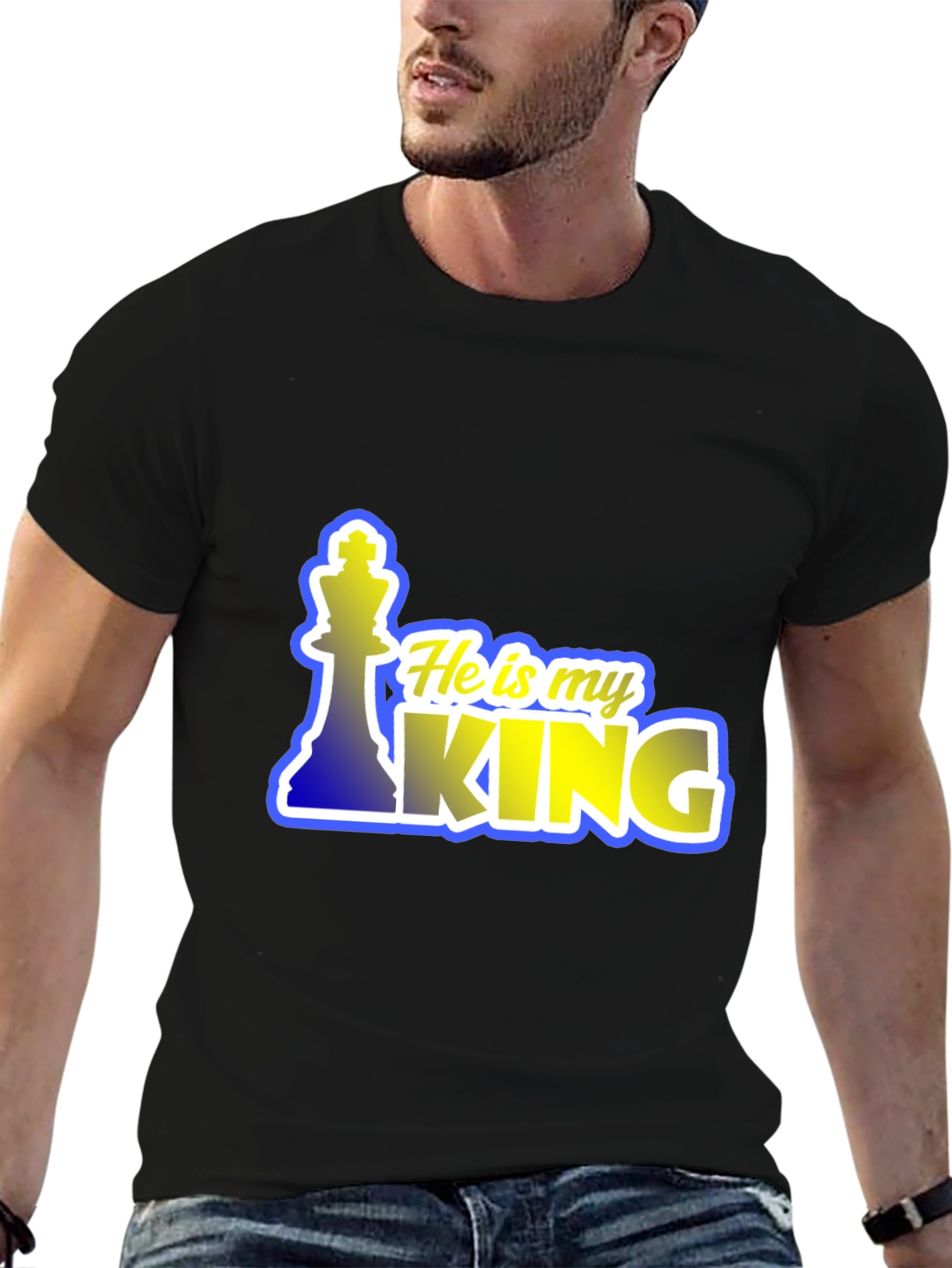 He is My King Chess Piece T-Shirt