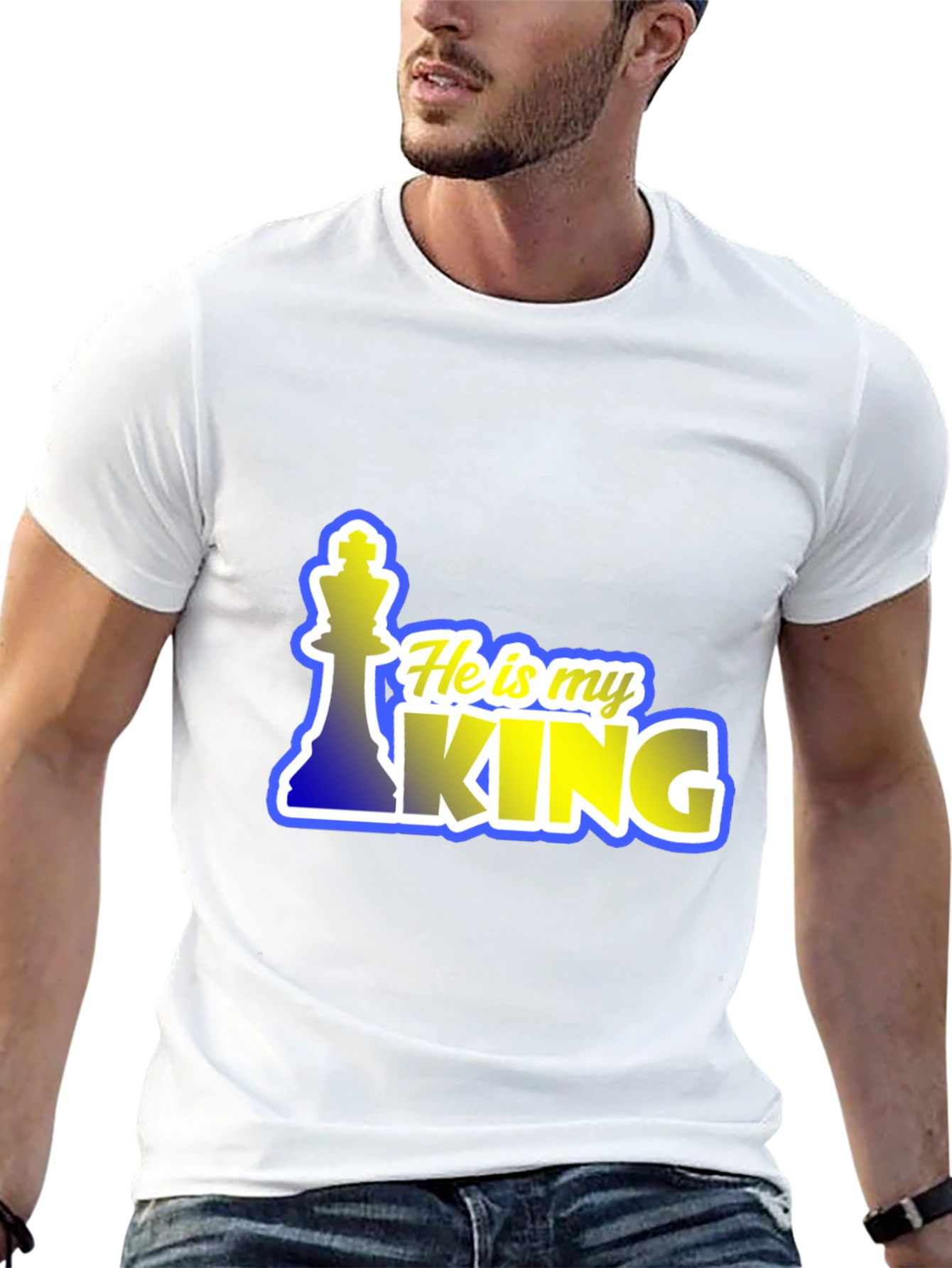 He is My King Chess Piece T-Shirt