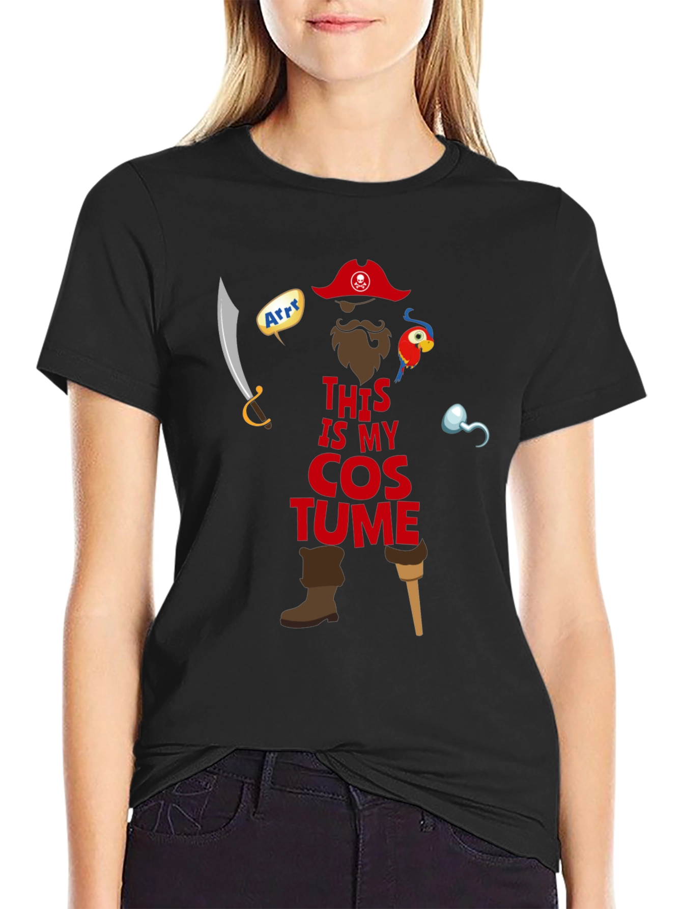 Pirate Costume T-Shirt - Halloween Ready!