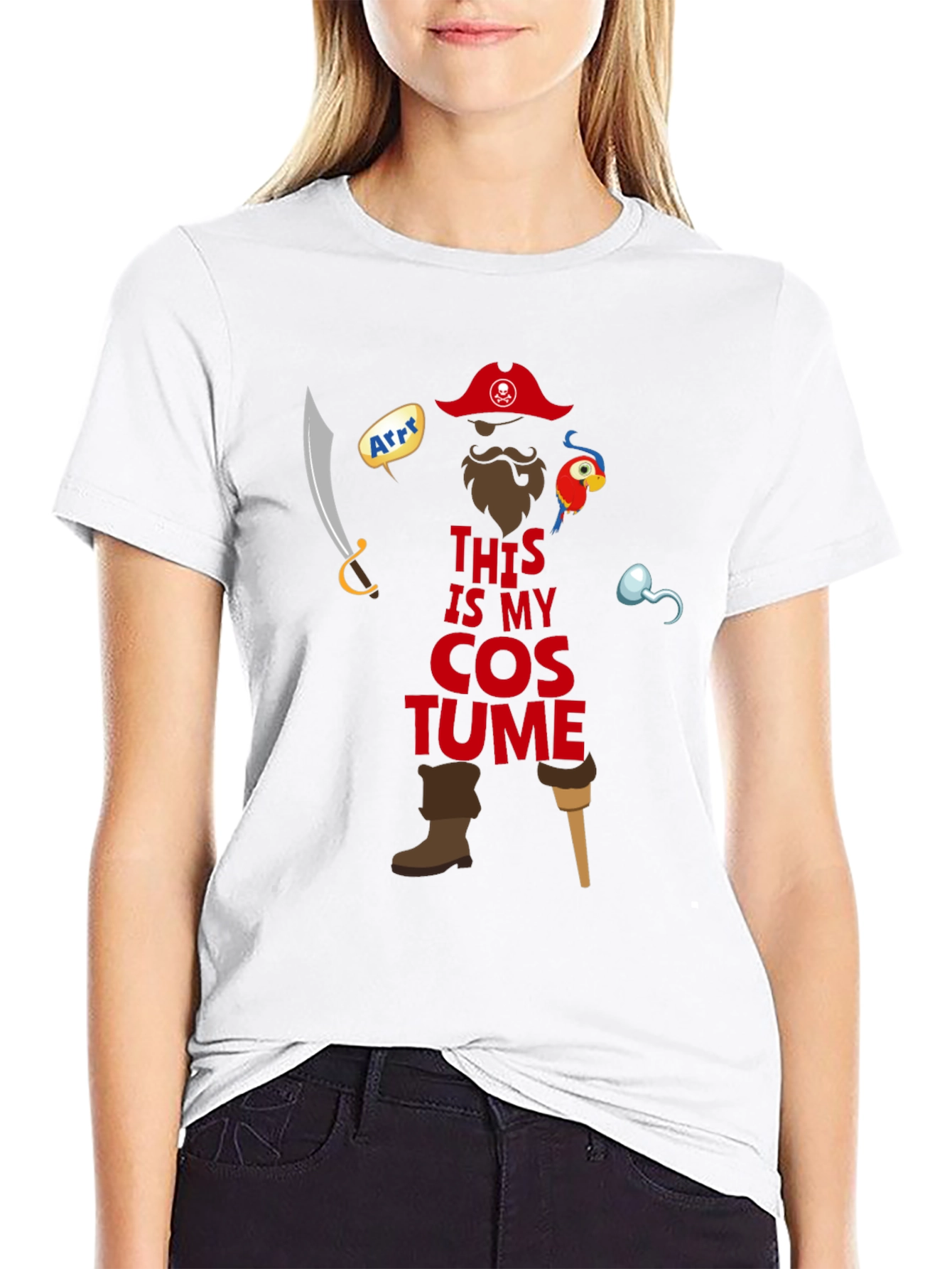 Pirate Costume T-Shirt - Halloween Ready!