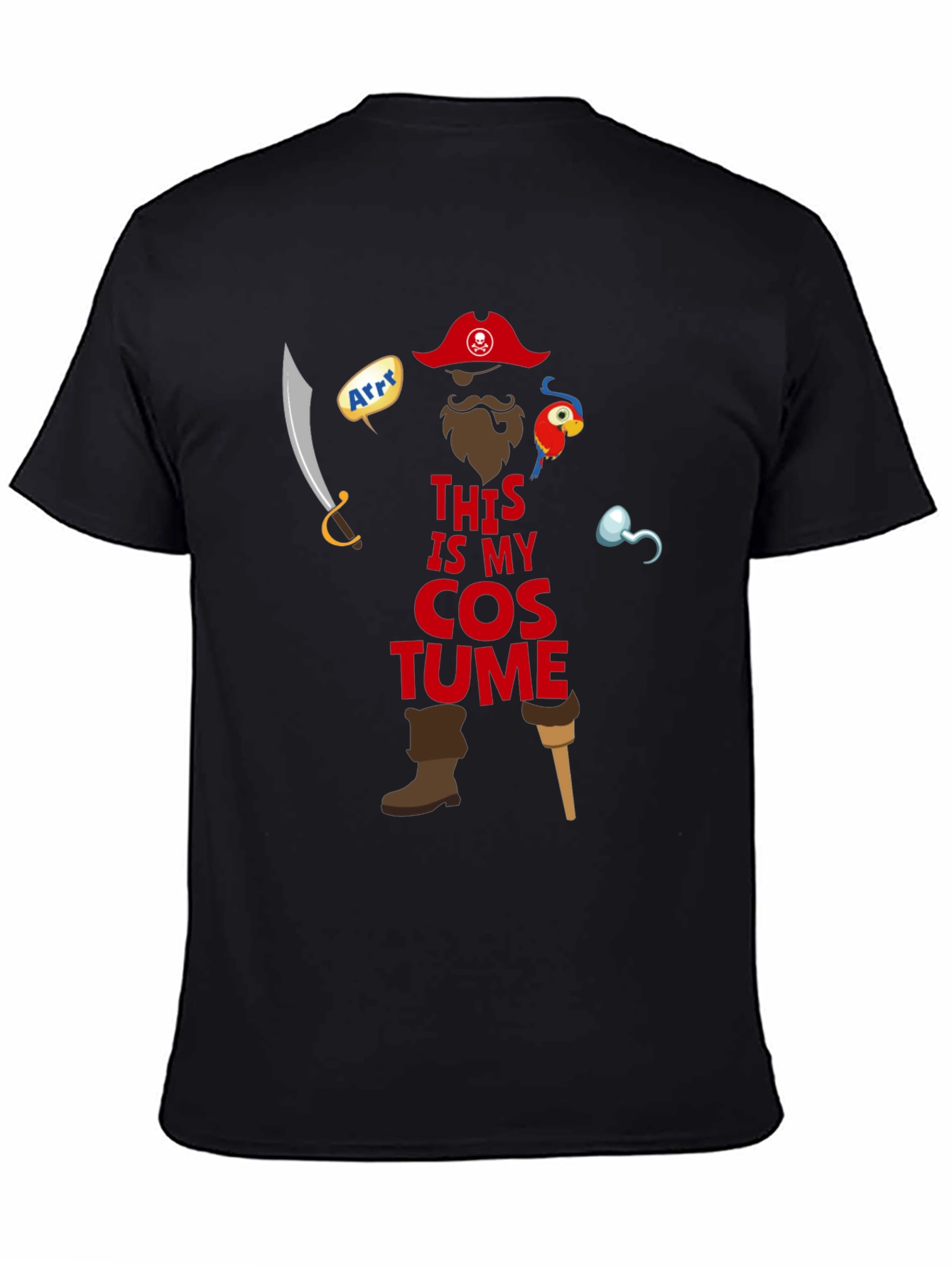 Pirate Costume T-Shirt - Halloween Ready!