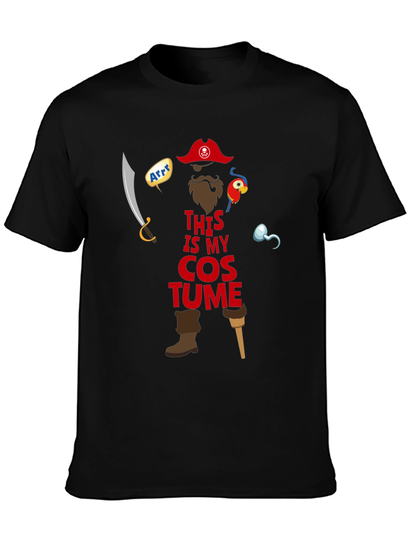 Pirate Costume T-Shirt - Halloween Ready!