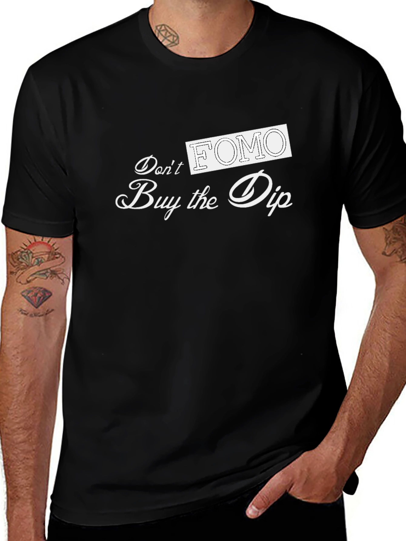 Dont FOMO Buy the Dip Black T-Shirt