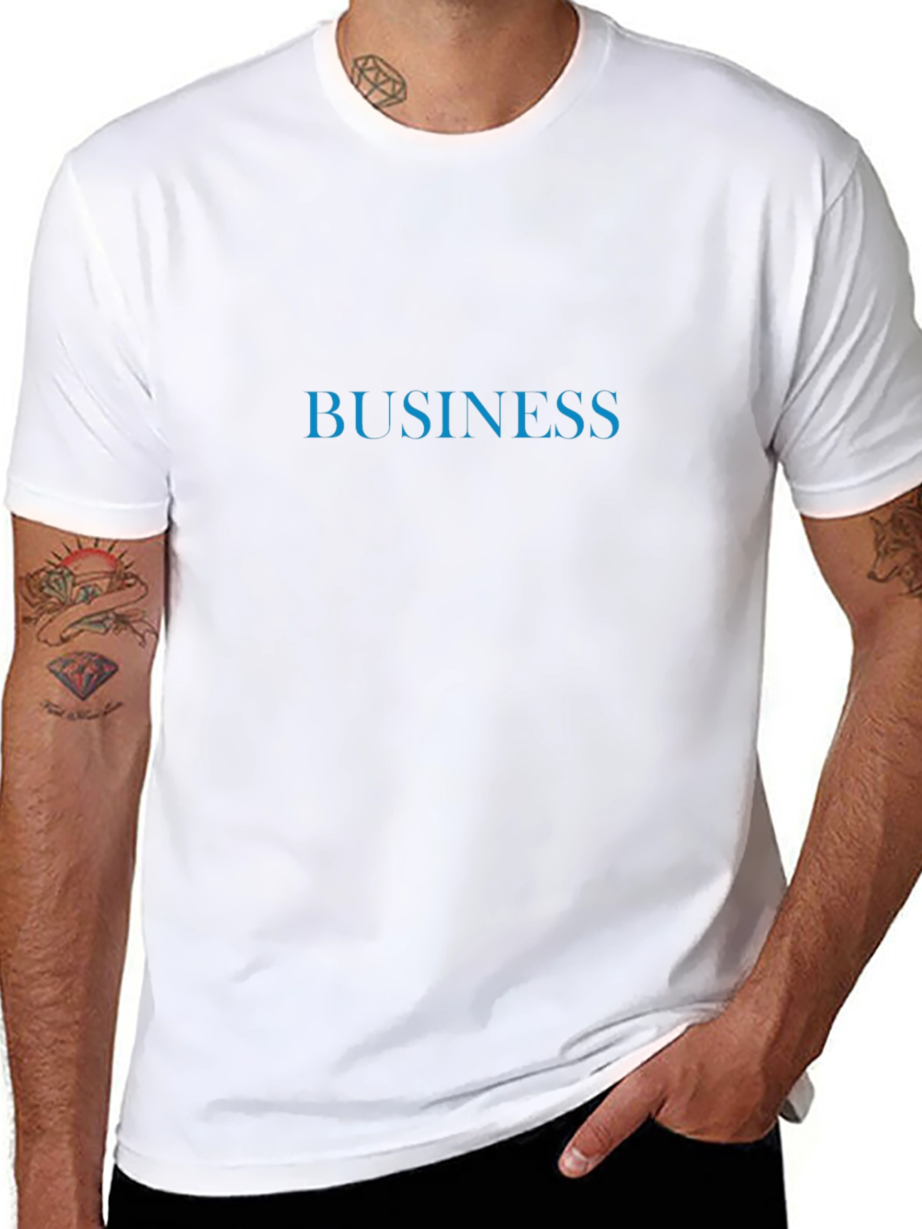 Business T-Shirt - Black Casual Wear