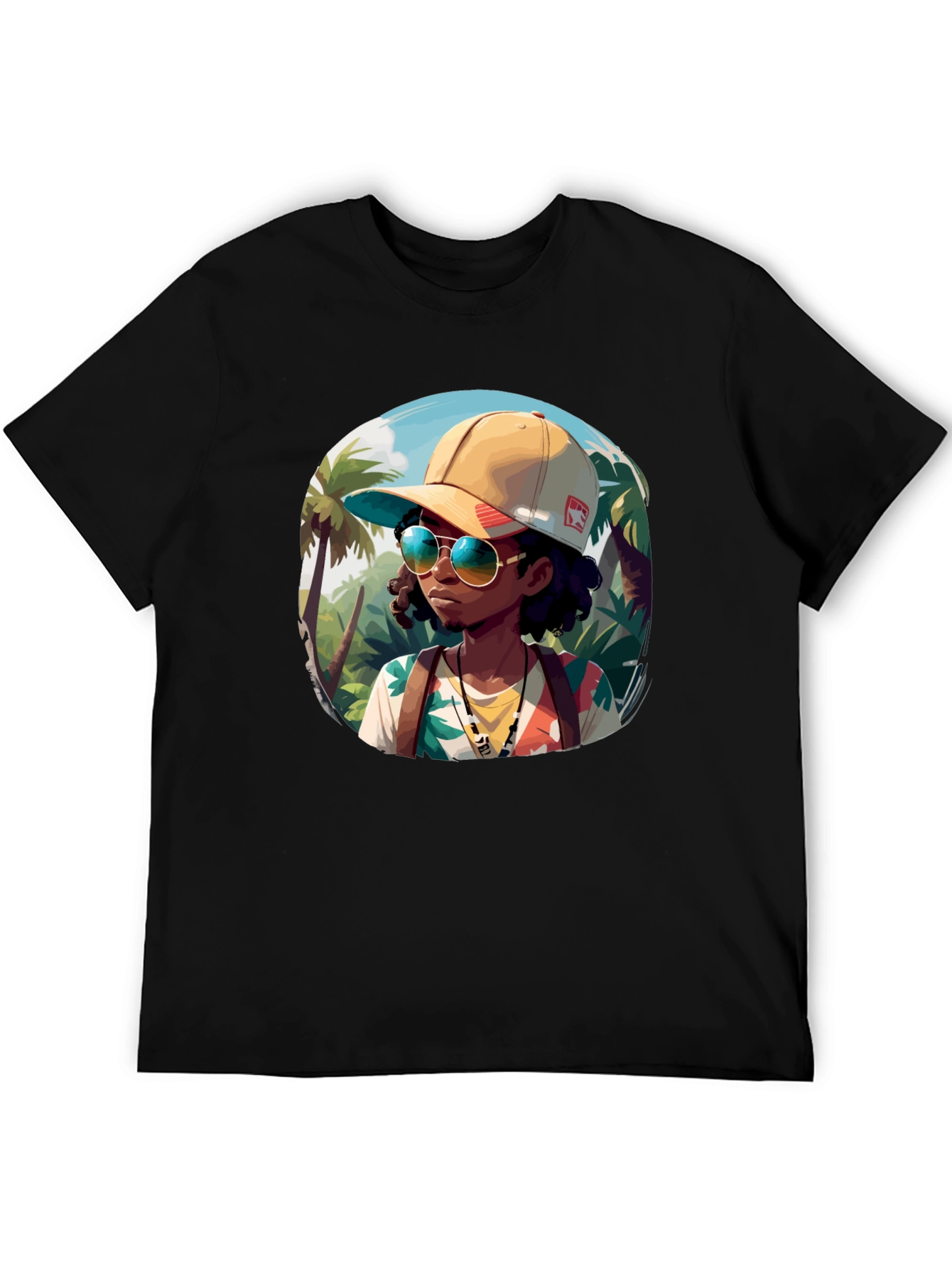 Tropical Explorer Graphic T-Shirt