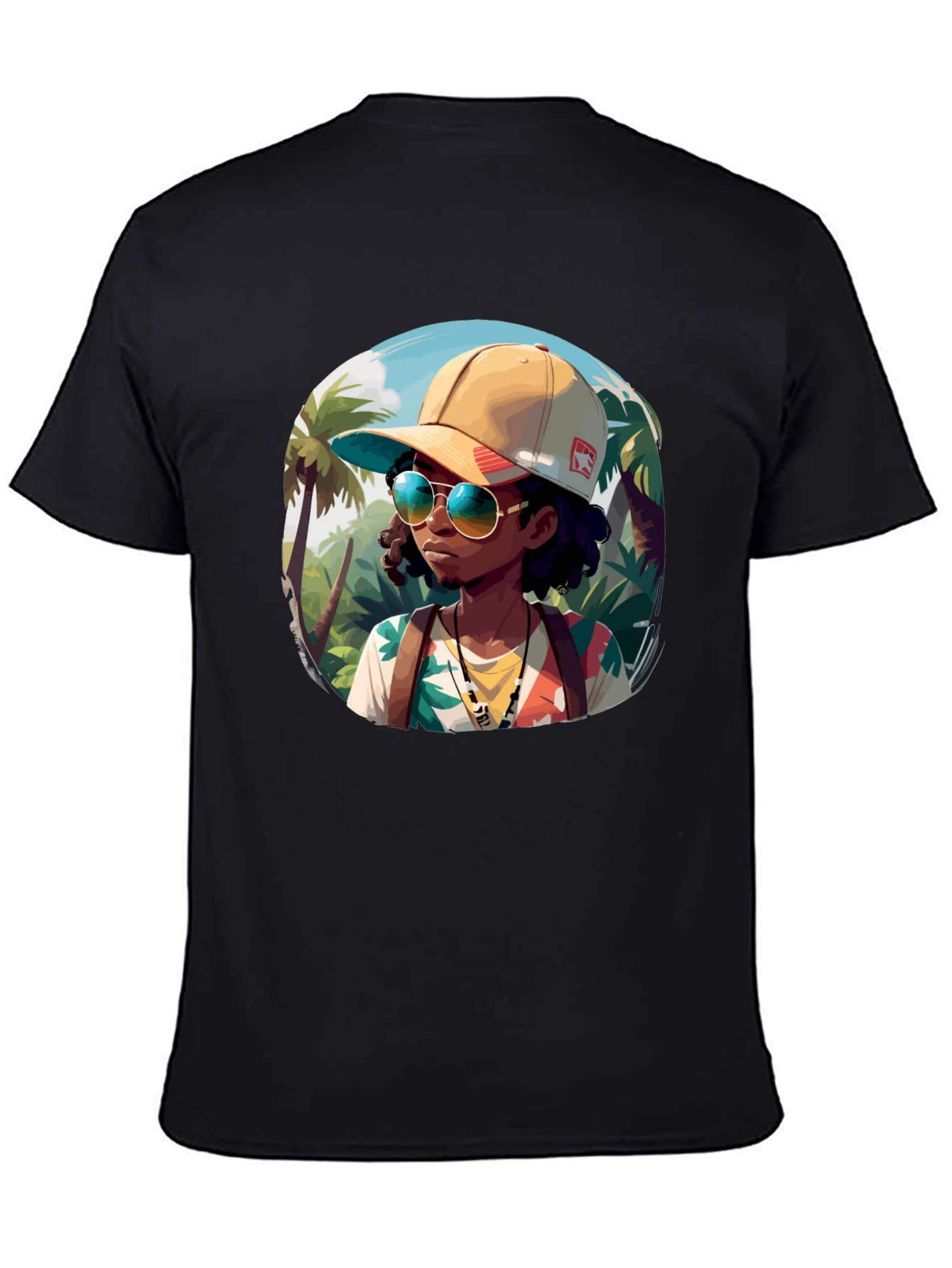 Tropical Explorer Graphic T-Shirt