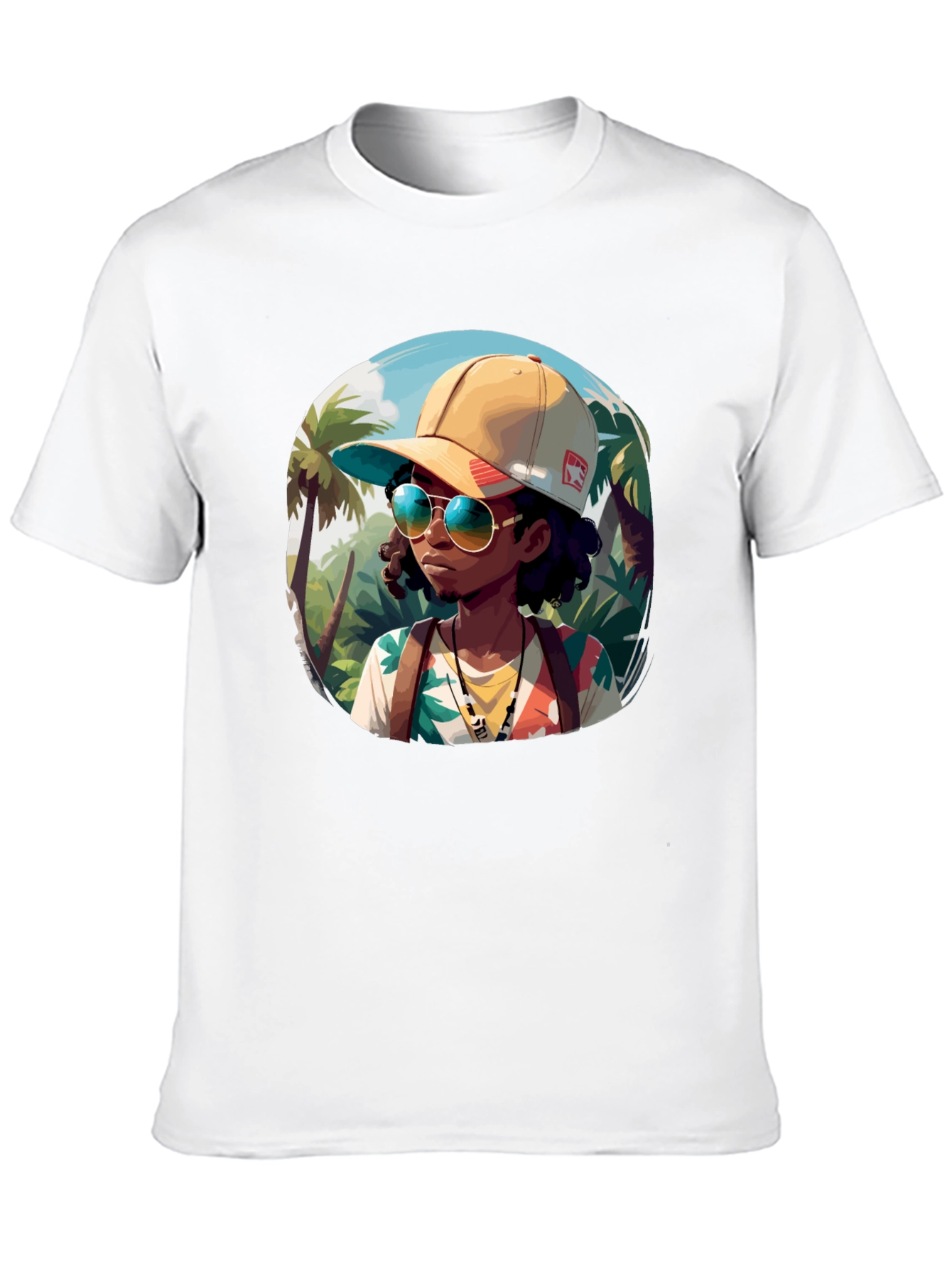 Tropical Explorer Graphic T-Shirt