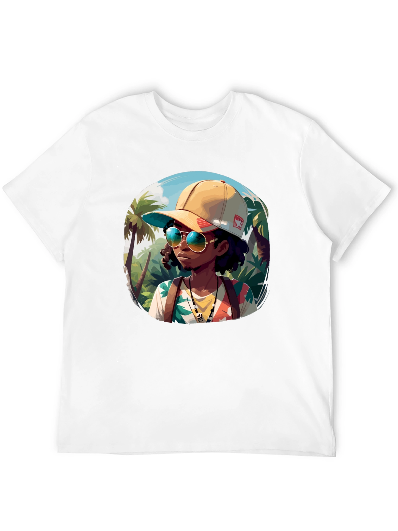 Tropical Explorer Graphic T-Shirt