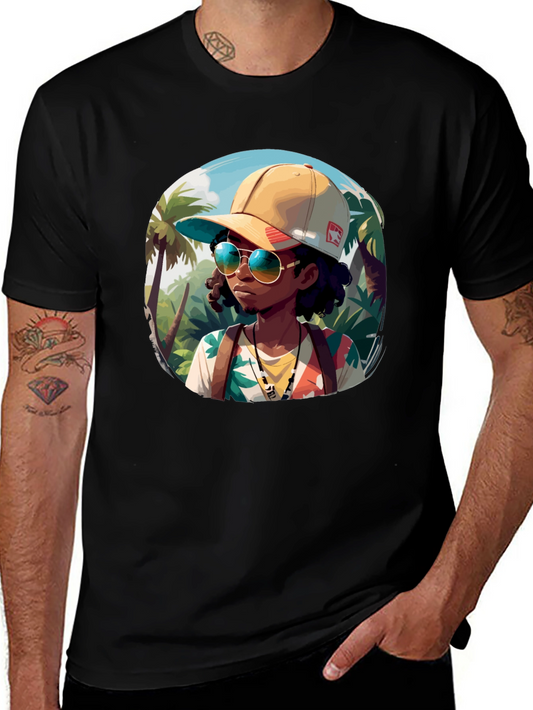 Tropical Explorer Graphic T-Shirt