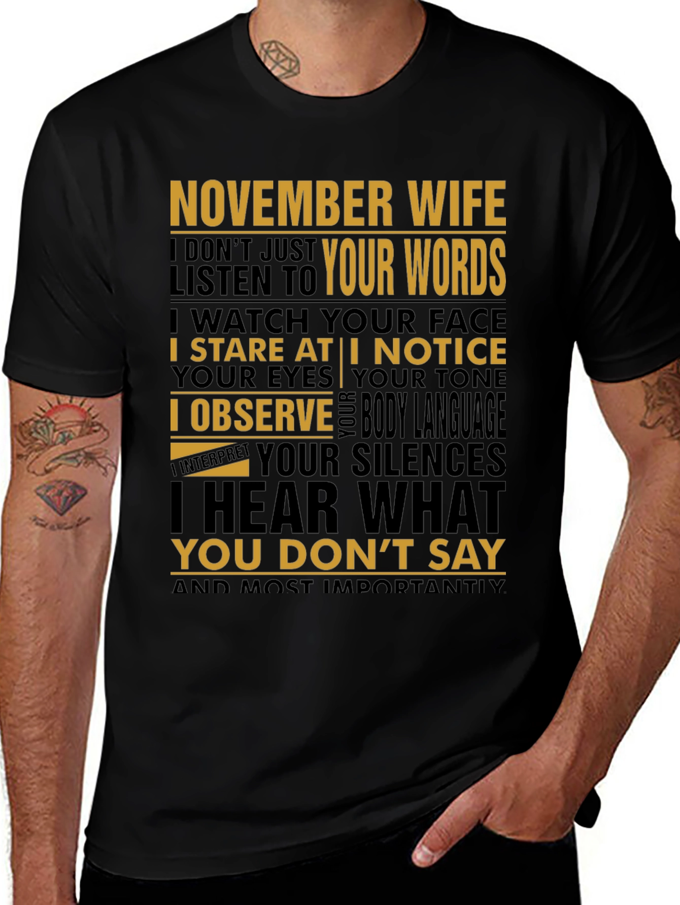 November Wife Graphic Tee - Reads Your Silences