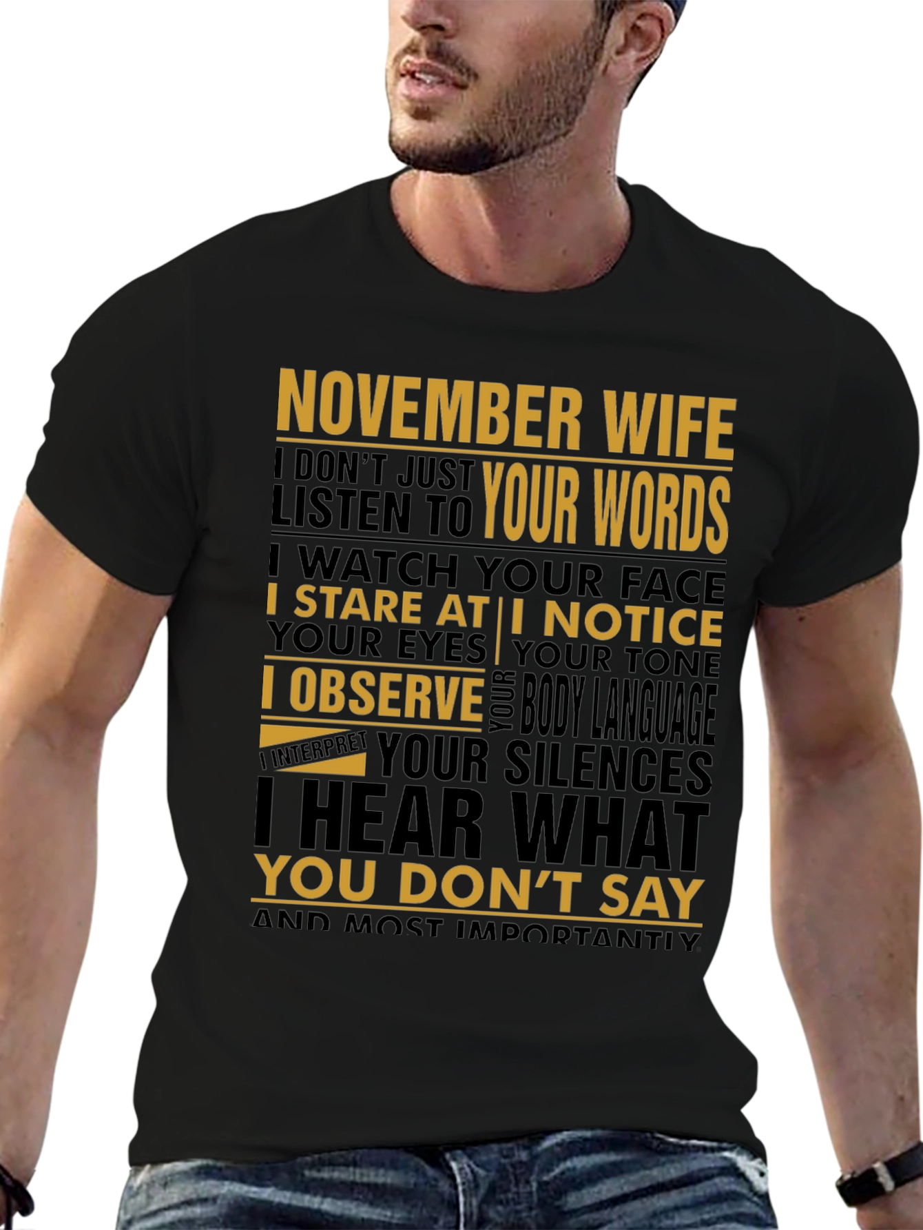 November Wife Graphic Tee - Reads Your Silences
