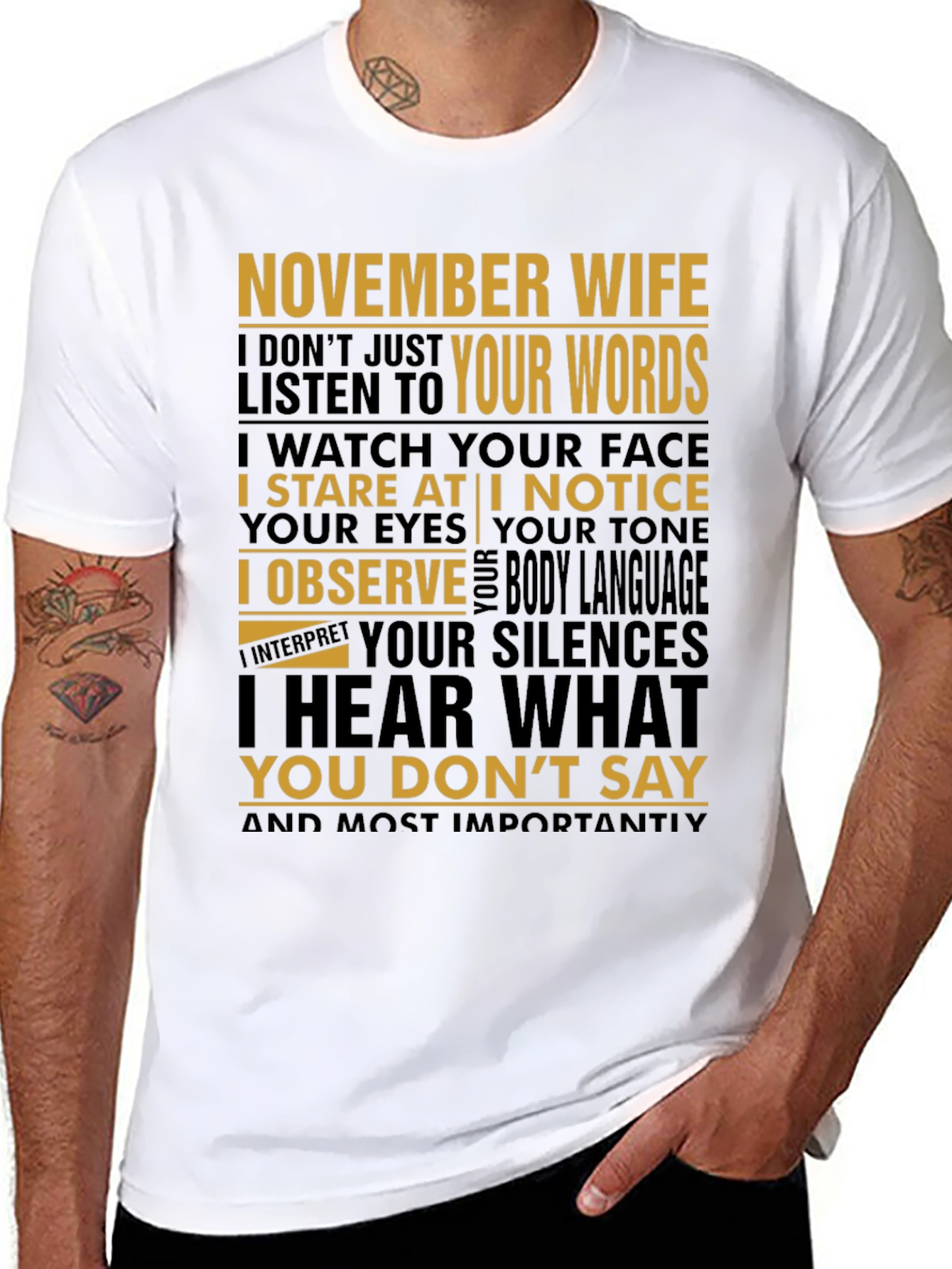 November Wife Graphic Tee - Reads Your Silences