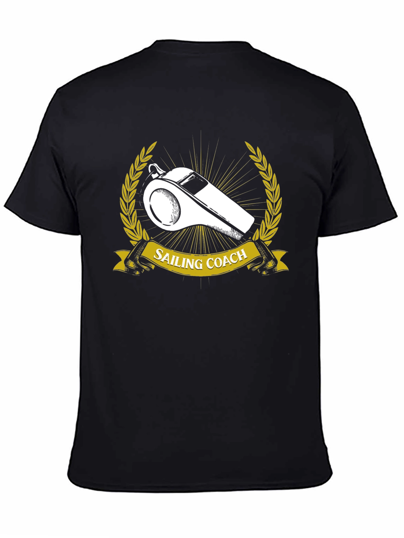 Sailing Coach T-Shirt - Nautical Whistle Design