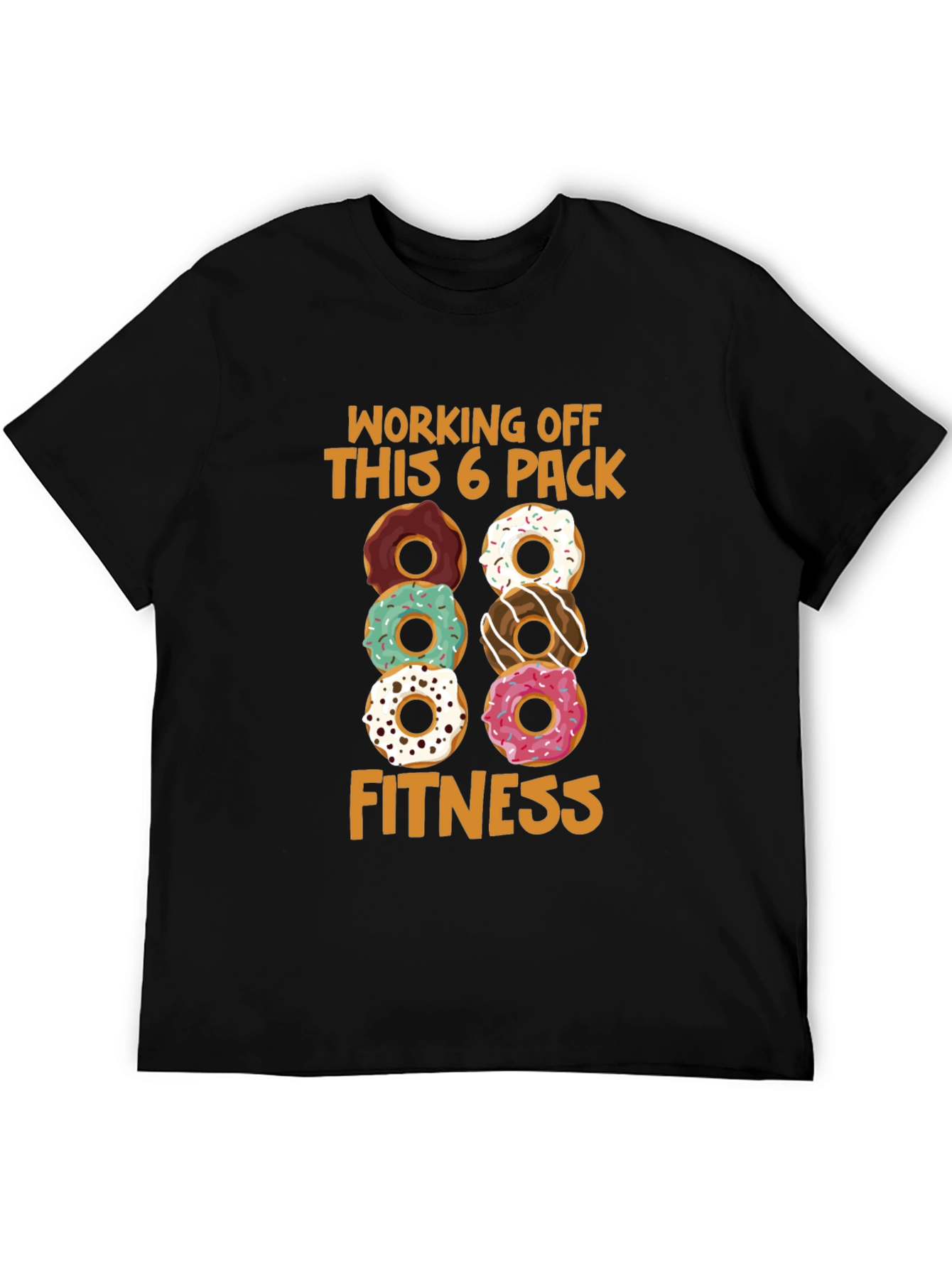 Donut 6-Pack Fitness T-Shirt