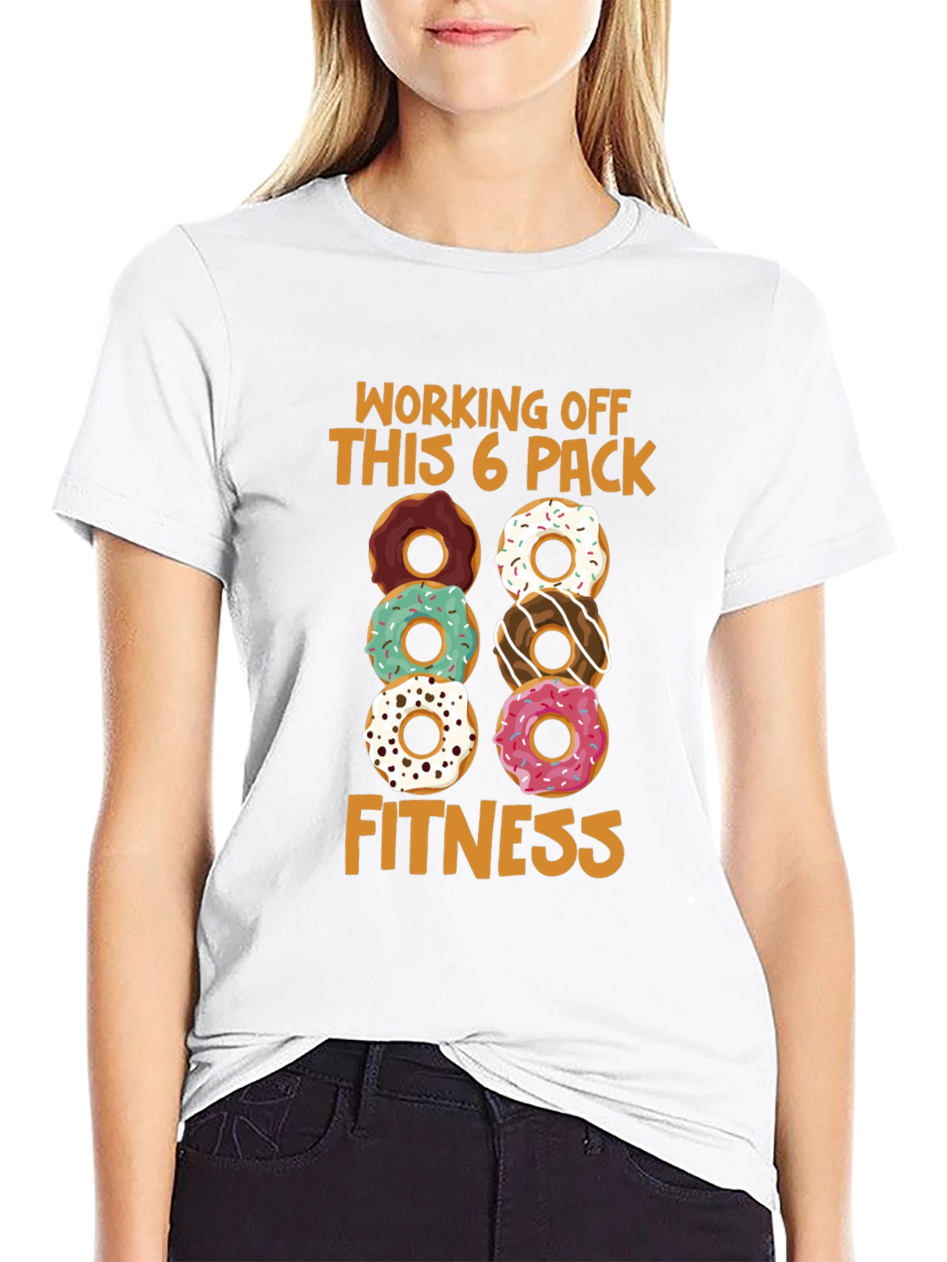 Donut 6-Pack Fitness T-Shirt
