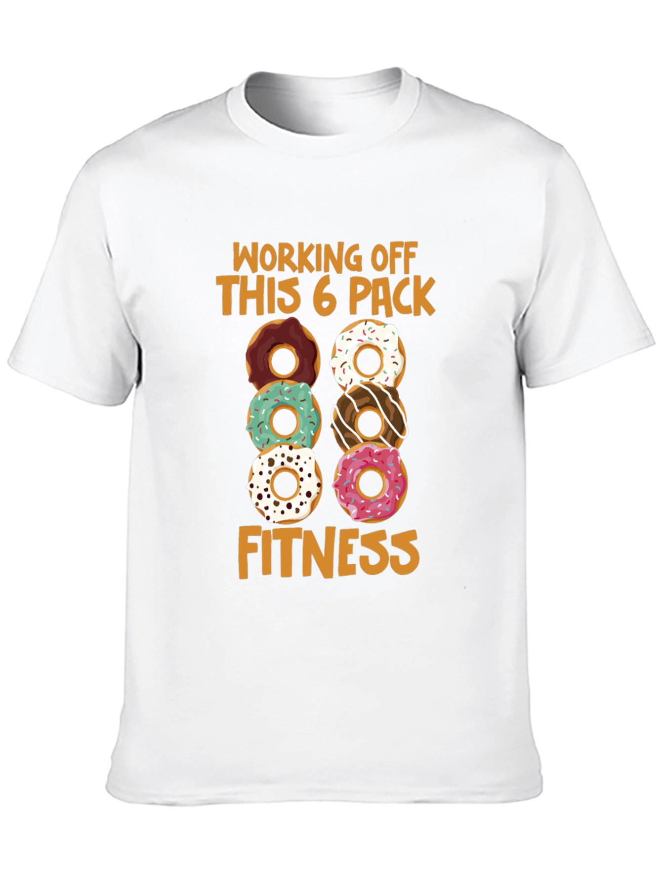 Donut 6-Pack Fitness T-Shirt