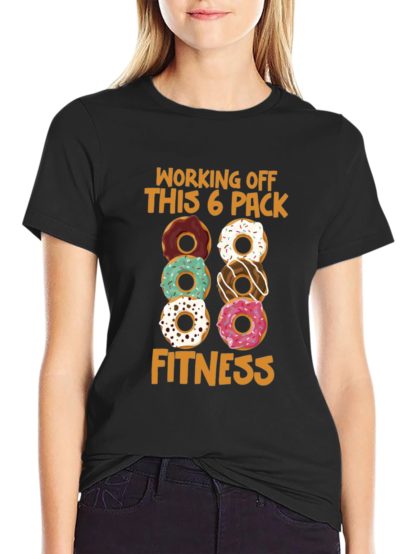Donut 6-Pack Fitness T-Shirt