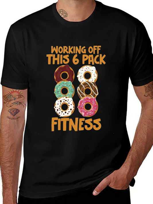 Donut 6-Pack Fitness T-Shirt