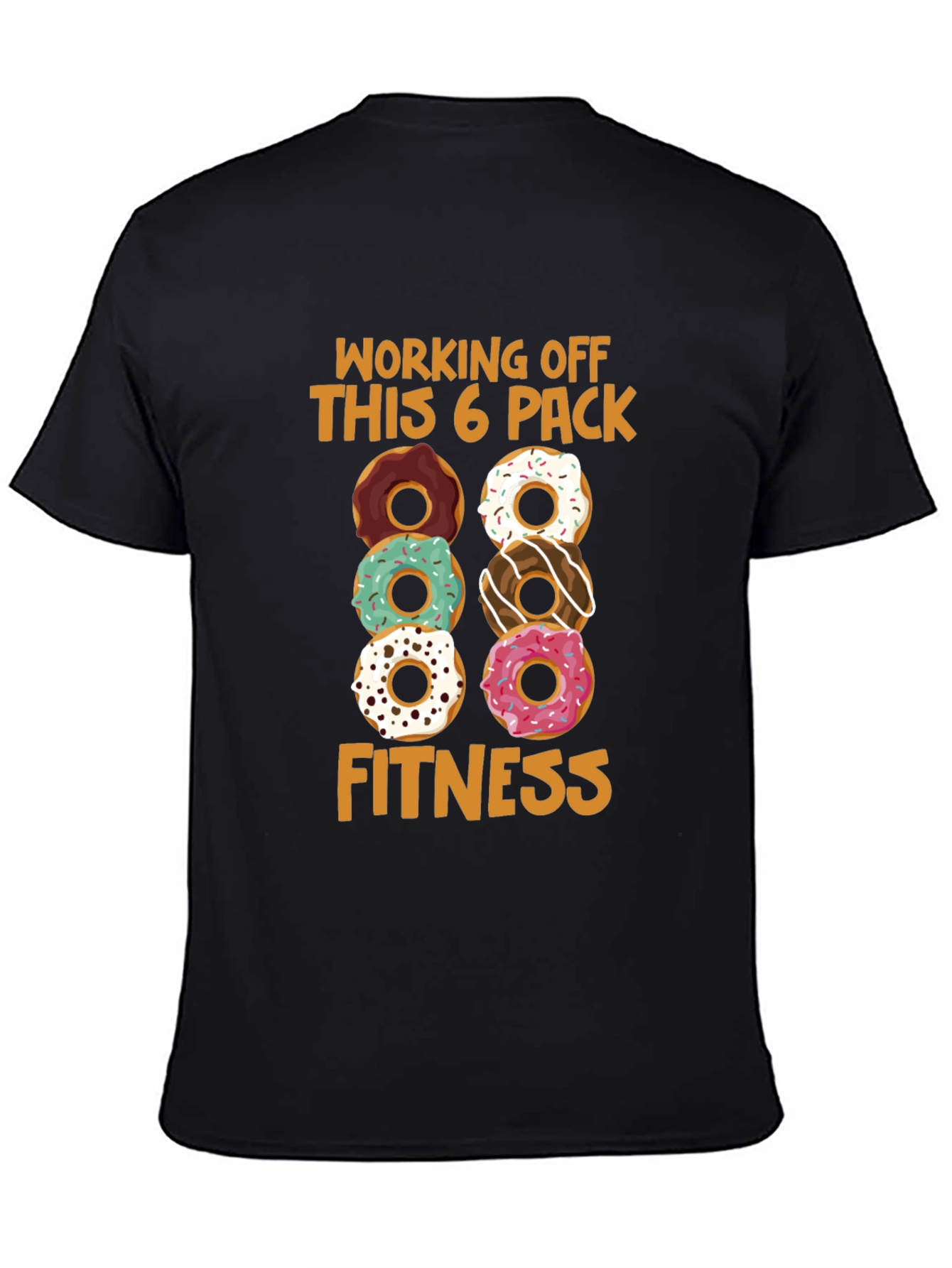 Donut 6-Pack Fitness T-Shirt